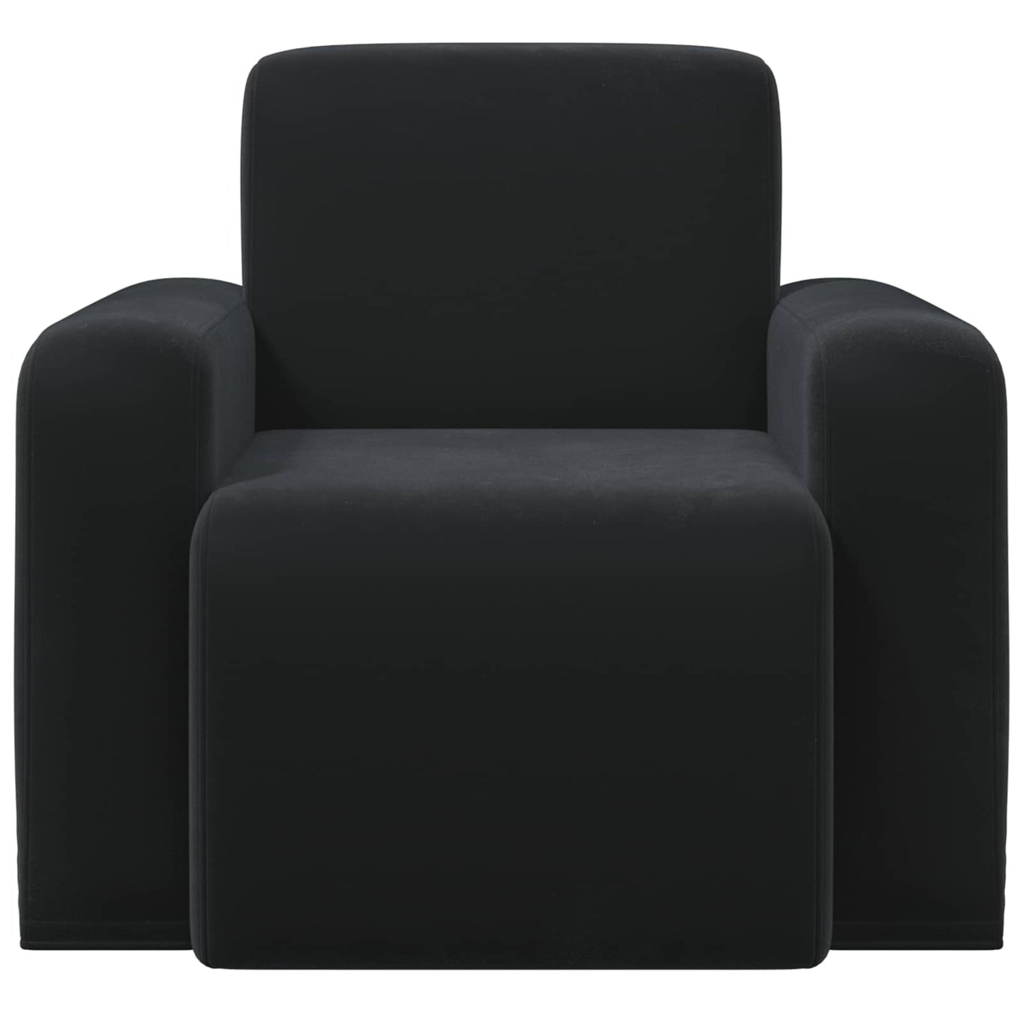 Fauteuil Zwart fluweel is nu te koop bij PeponiXL, paradijselijk wonen!