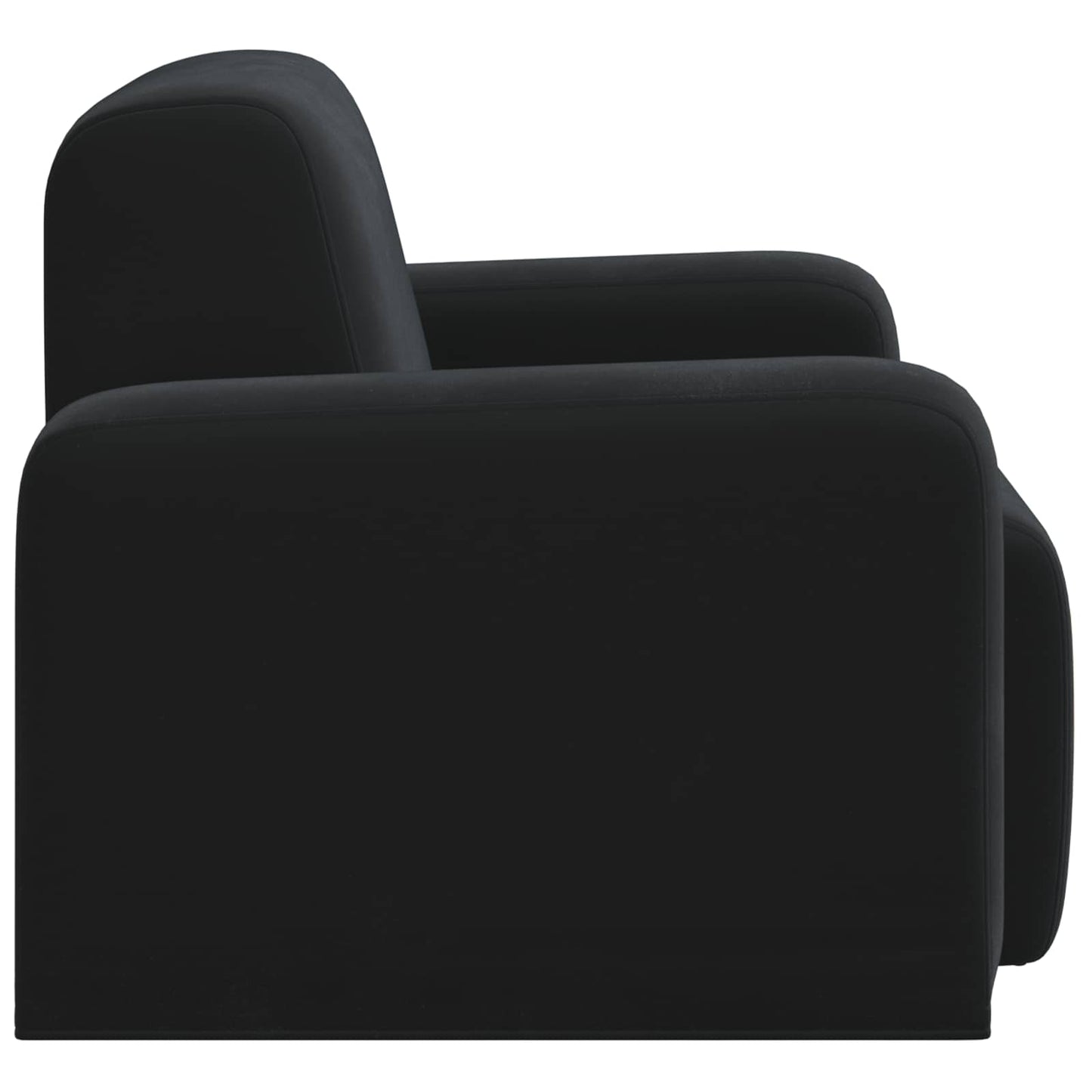 Fauteuil Zwart fluweel is nu te koop bij PeponiXL, paradijselijk wonen!