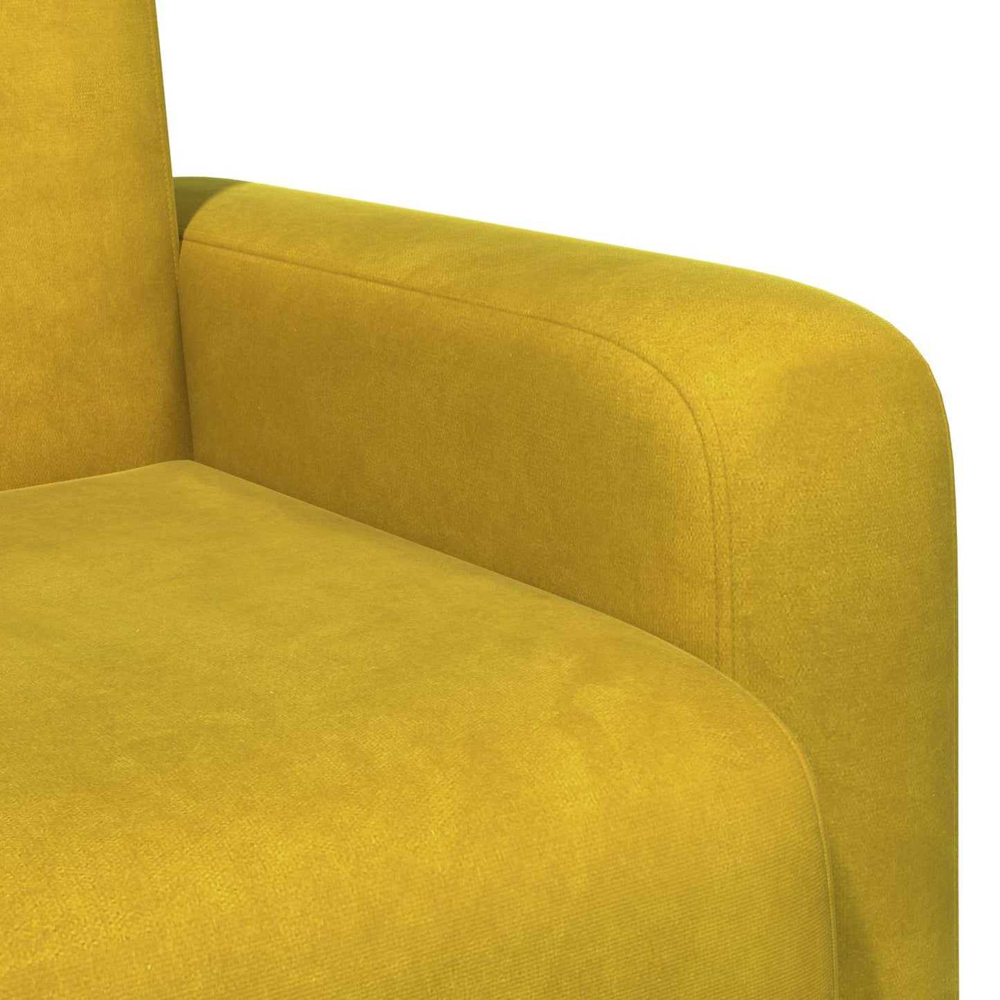 Fauteuil Geel fluweel is nu te koop bij PeponiXL, paradijselijk wonen!