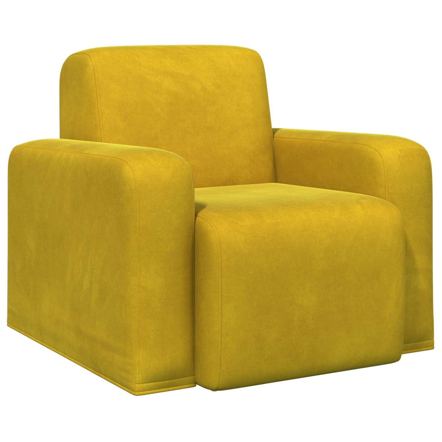 Fauteuil Geel fluweel is nu te koop bij PeponiXL, paradijselijk wonen!