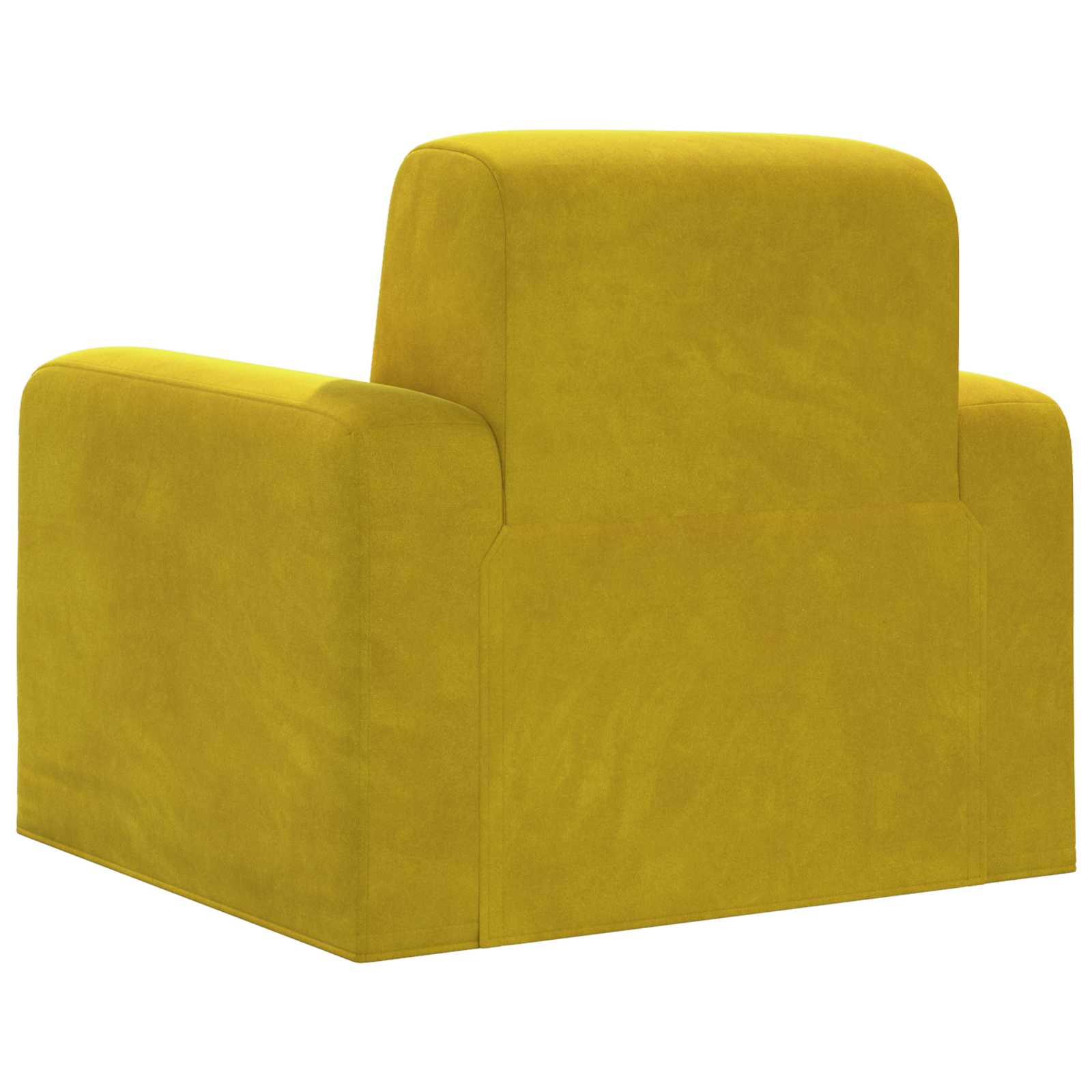 Fauteuil Geel fluweel is nu te koop bij PeponiXL, paradijselijk wonen!