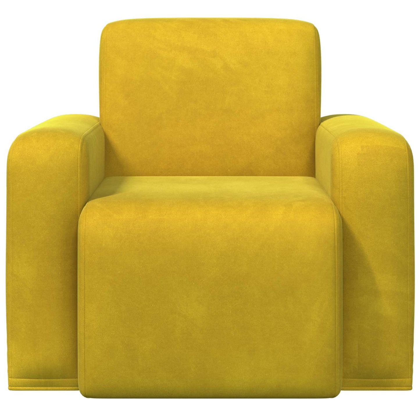 Fauteuil Geel fluweel is nu te koop bij PeponiXL, paradijselijk wonen!