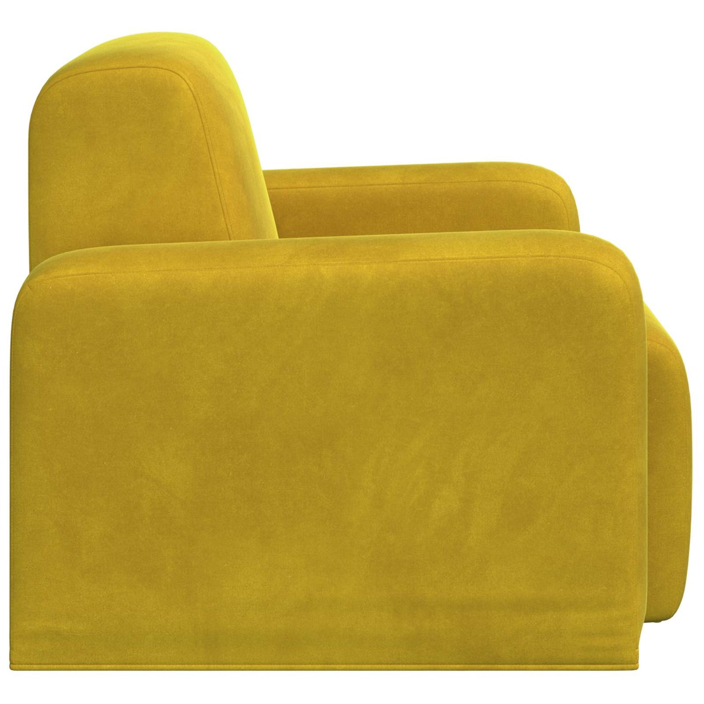 Fauteuil Geel fluweel is nu te koop bij PeponiXL, paradijselijk wonen!