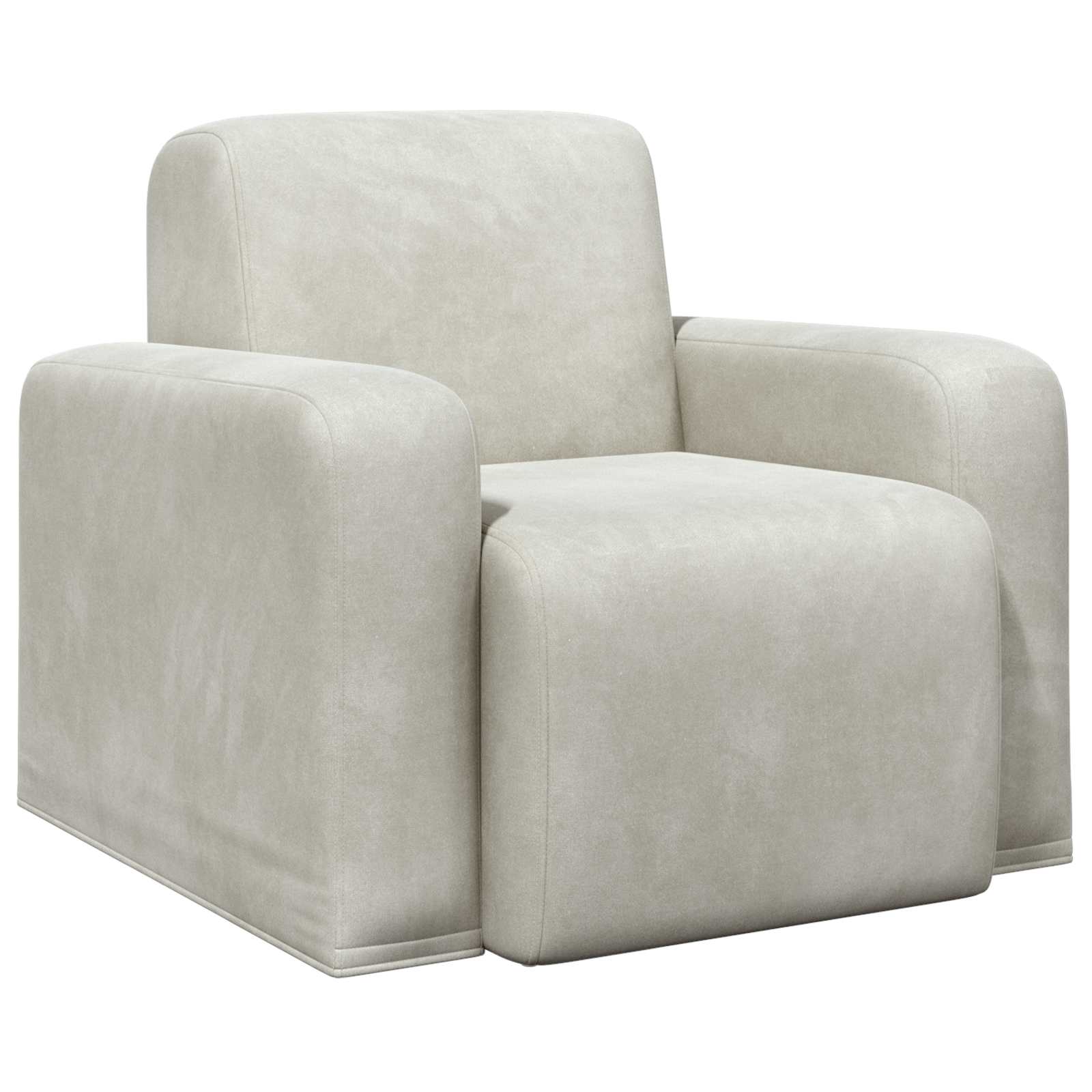 Fauteuil Crèmekleurig fluweel is nu te koop bij PeponiXL, paradijselijk wonen!