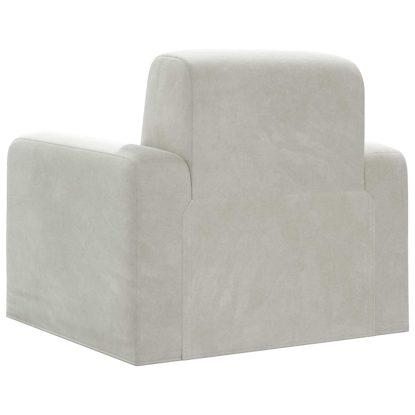 Fauteuil Crèmekleurig fluweel is nu te koop bij PeponiXL, paradijselijk wonen!