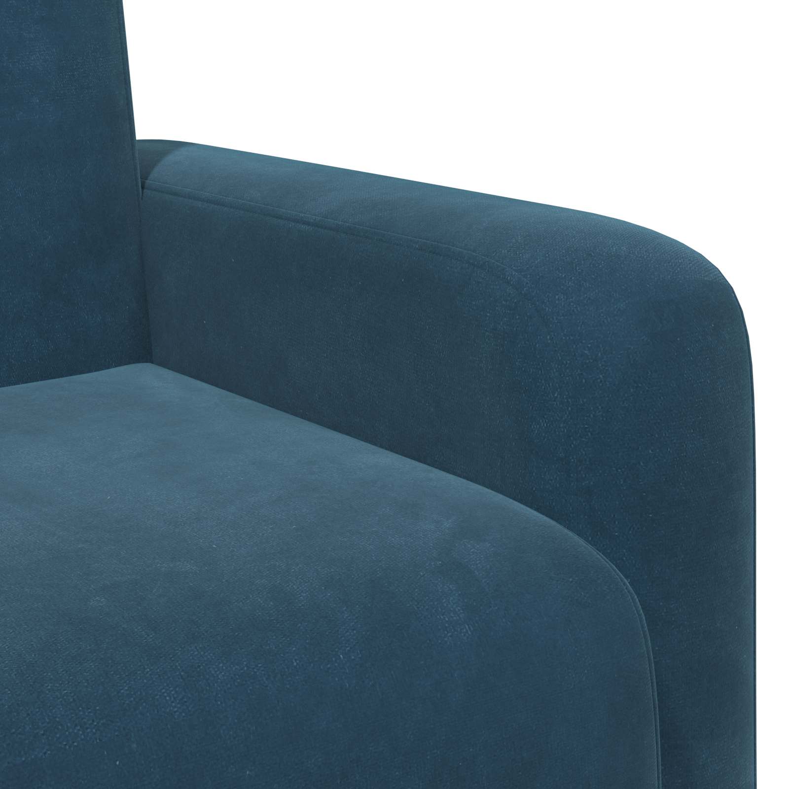 Fauteuil Blauw fluweel is nu te koop bij PeponiXL, paradijselijk wonen!