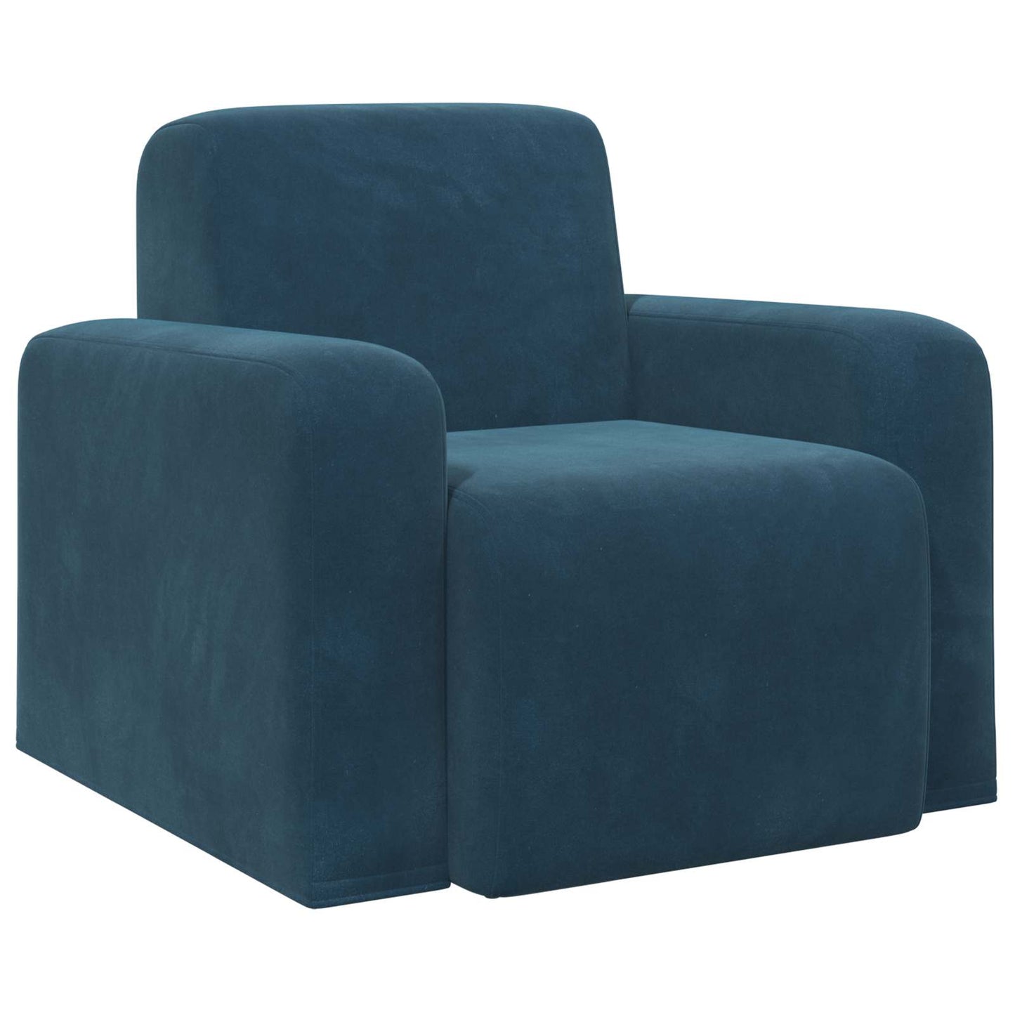 Fauteuil Blauw fluweel is nu te koop bij PeponiXL, paradijselijk wonen!