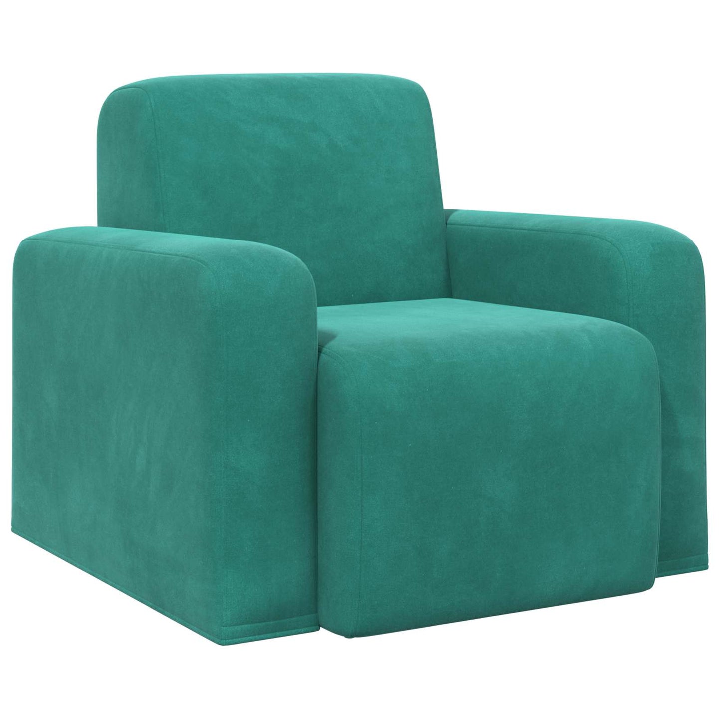 Fauteuil Turquoise fluweel is nu te koop bij PeponiXL, paradijselijk wonen!