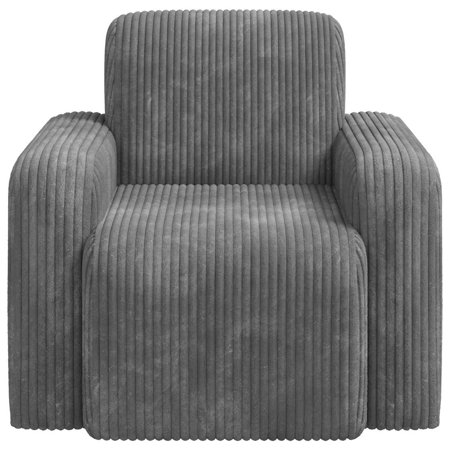 Fauteuil Lichtgrijs corduroy is nu te koop bij PeponiXL, paradijselijk wonen!