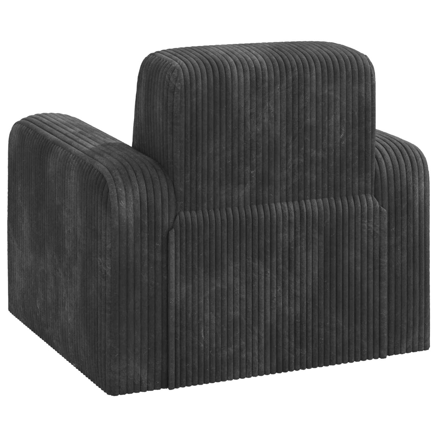 Fauteuil Donkergrijs corduroy is nu te koop bij PeponiXL, paradijselijk wonen!