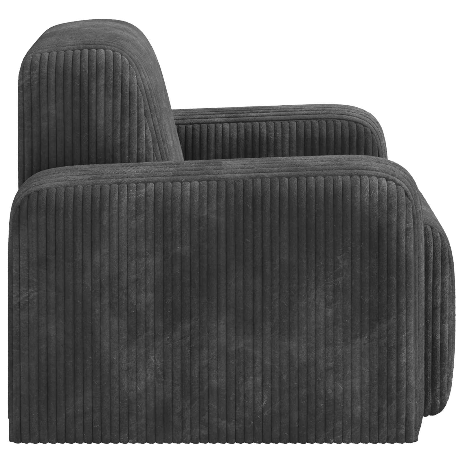 Fauteuil Donkergrijs corduroy is nu te koop bij PeponiXL, paradijselijk wonen!