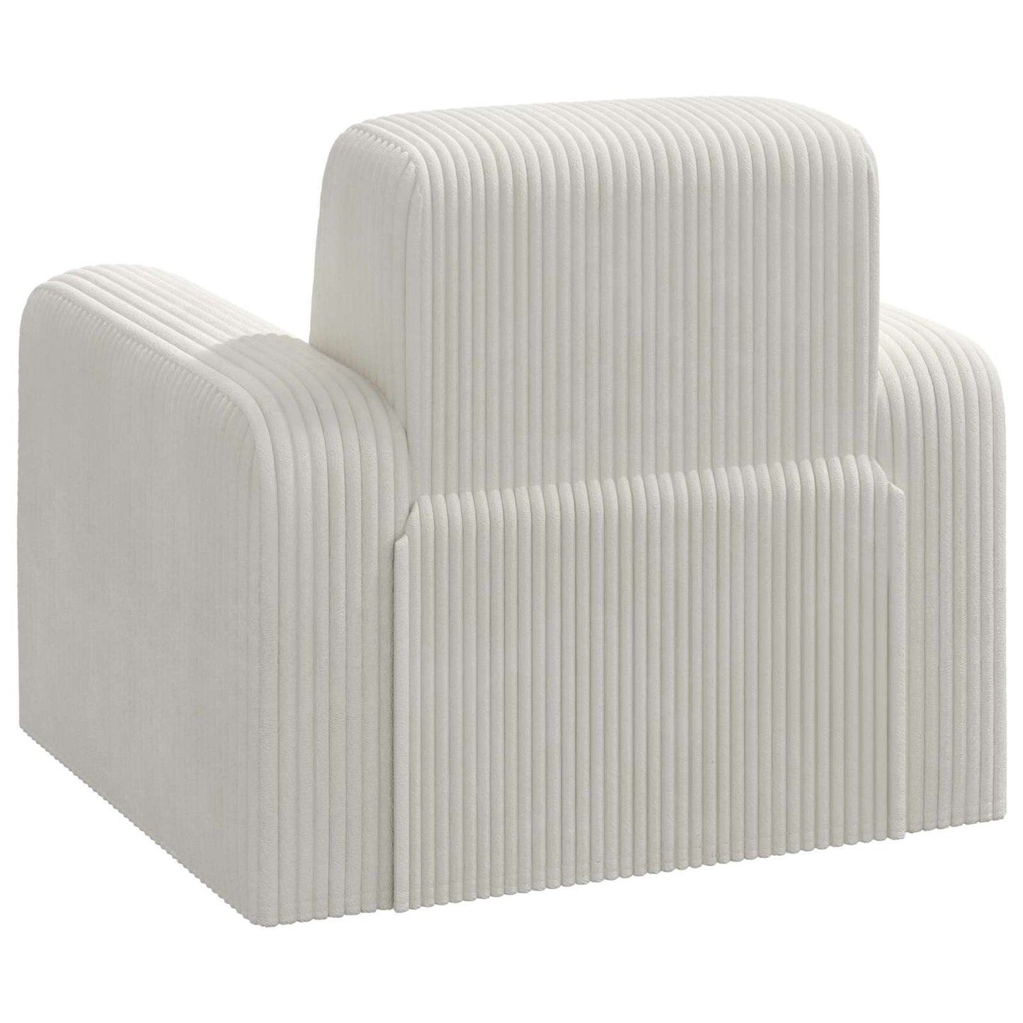Fauteuil Crèmekleurig corduroy is nu te koop bij PeponiXL, paradijselijk wonen!