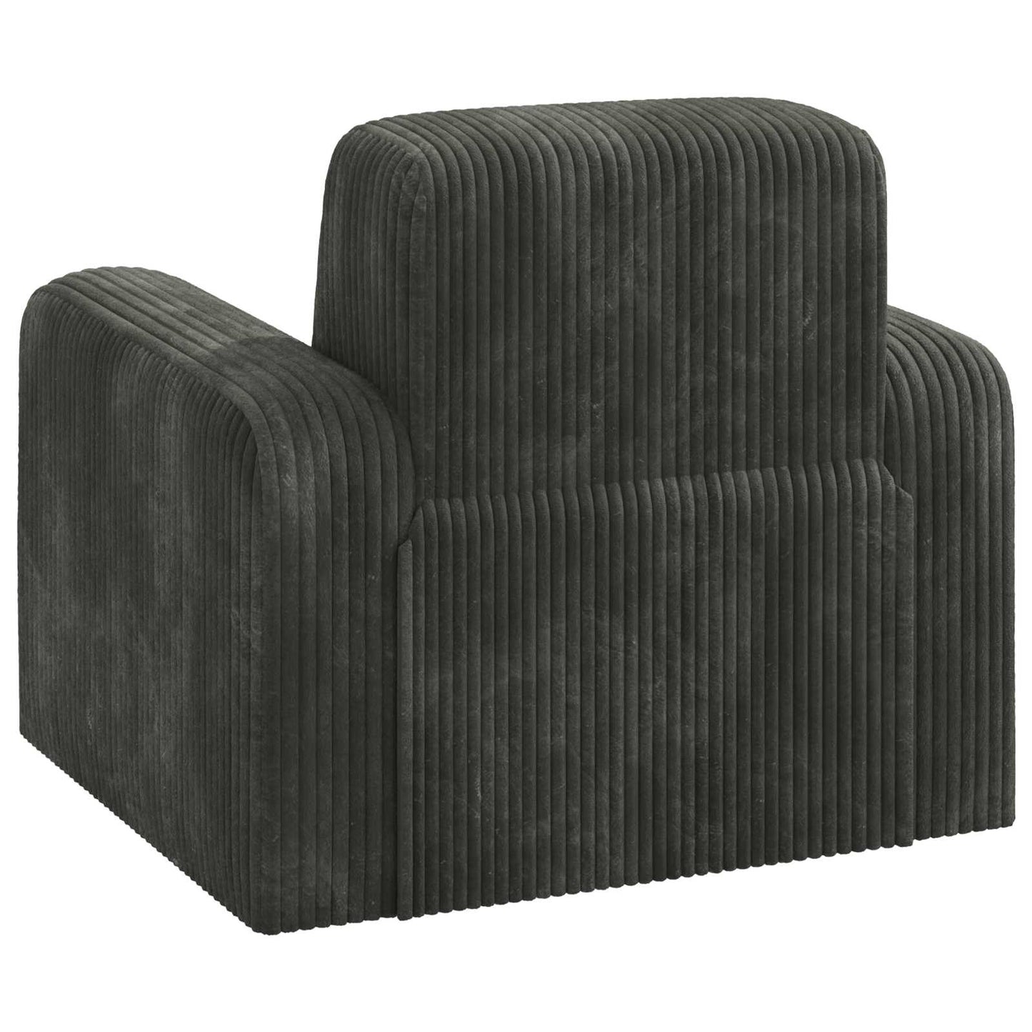 Fauteuil Antraciet corduroy is nu te koop bij PeponiXL, paradijselijk wonen!