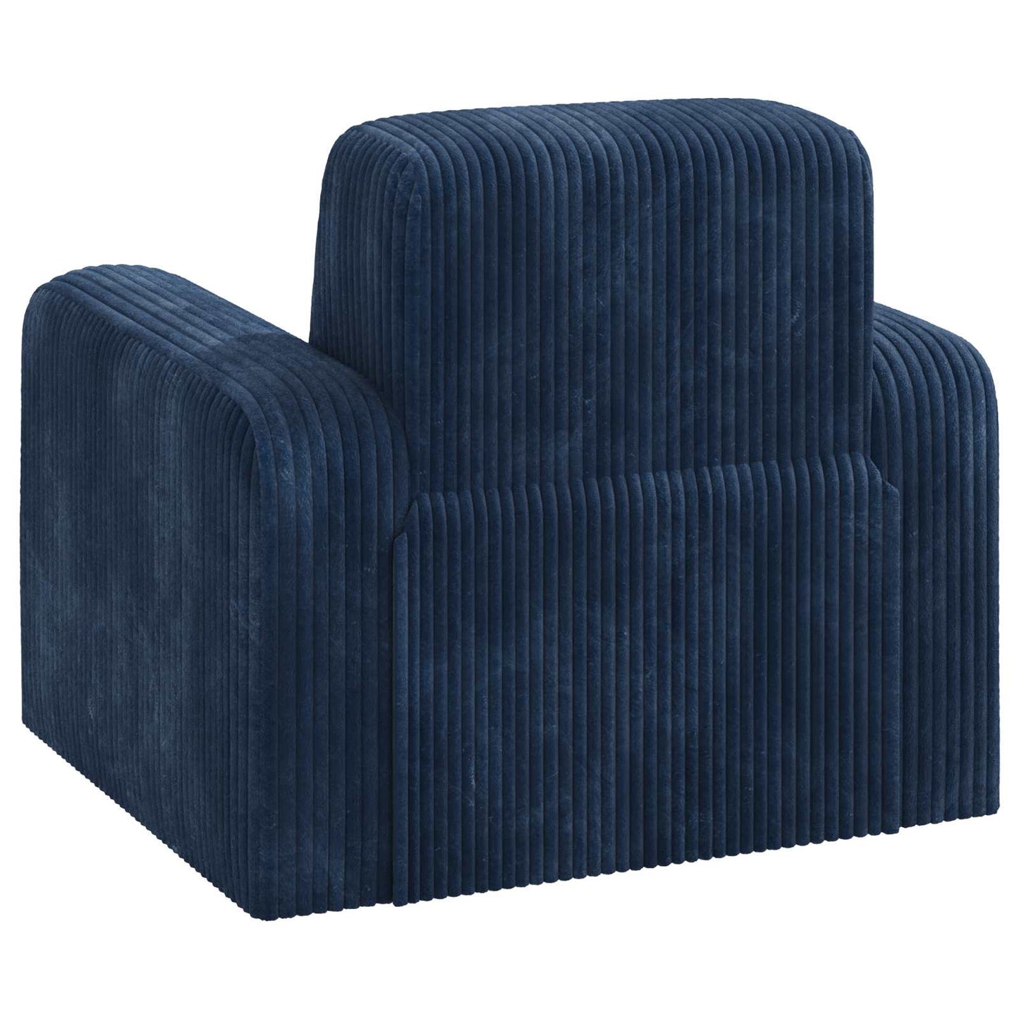 Fauteuil Marineblauw corduroy is nu te koop bij PeponiXL, paradijselijk wonen!