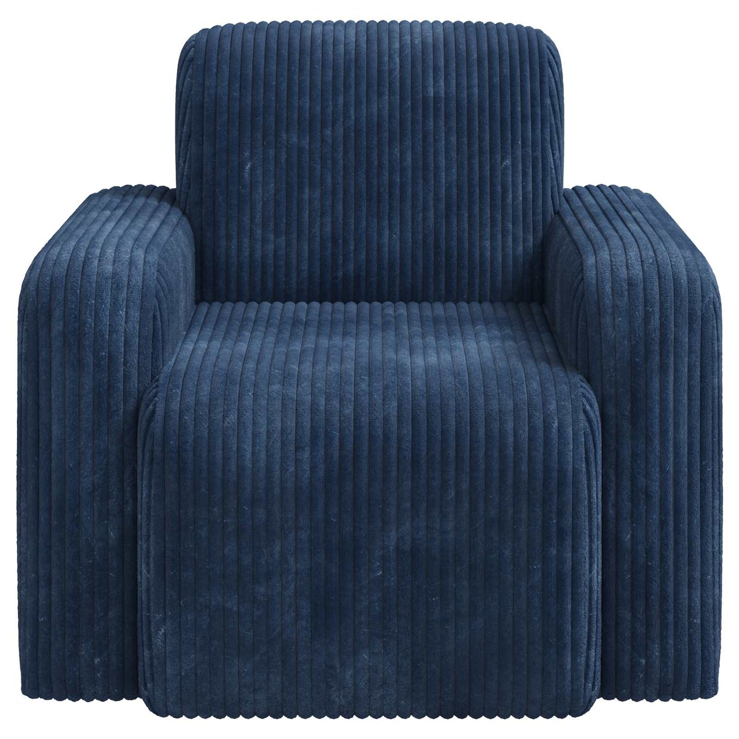 Fauteuil Marineblauw corduroy is nu te koop bij PeponiXL, paradijselijk wonen!