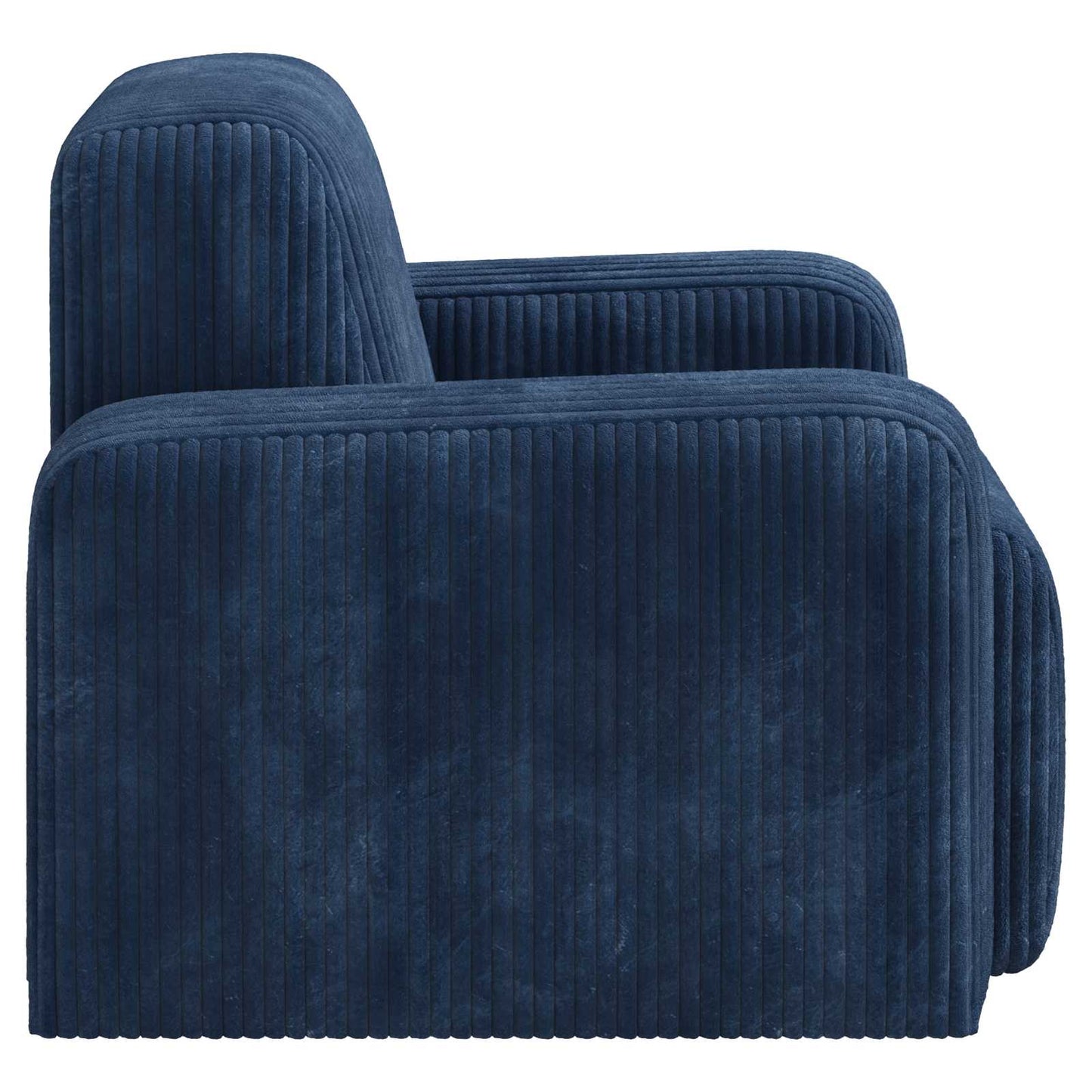 Fauteuil Marineblauw corduroy is nu te koop bij PeponiXL, paradijselijk wonen!