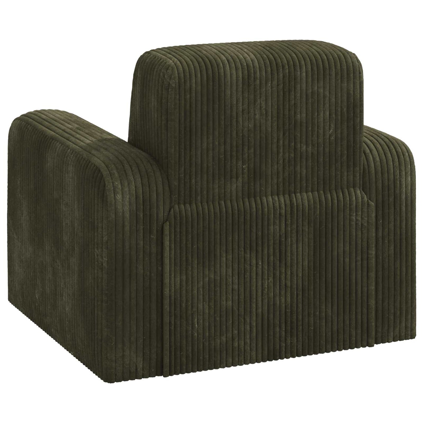Fauteuil Groen corduroy is nu te koop bij PeponiXL, paradijselijk wonen!