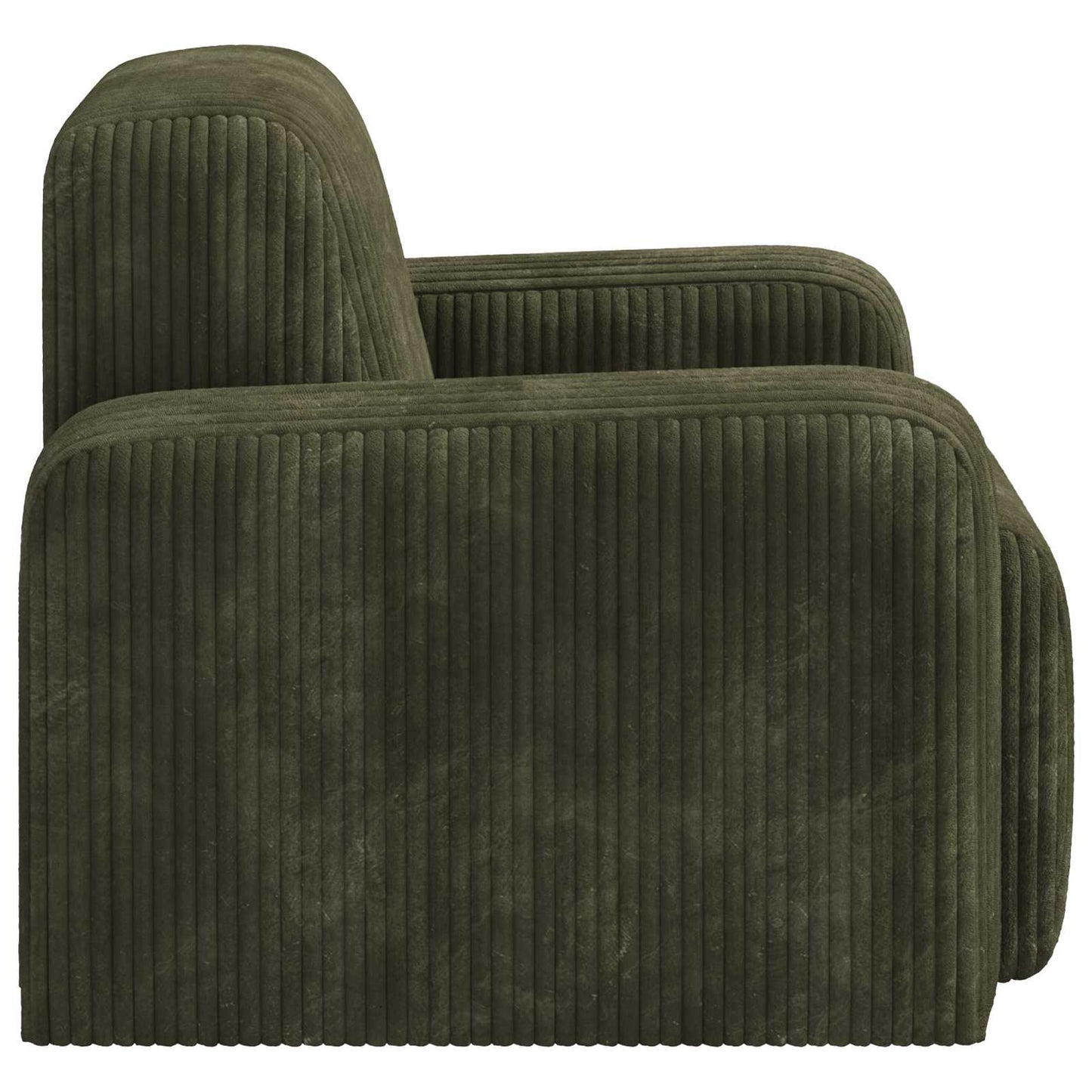 Fauteuil Groen corduroy is nu te koop bij PeponiXL, paradijselijk wonen!