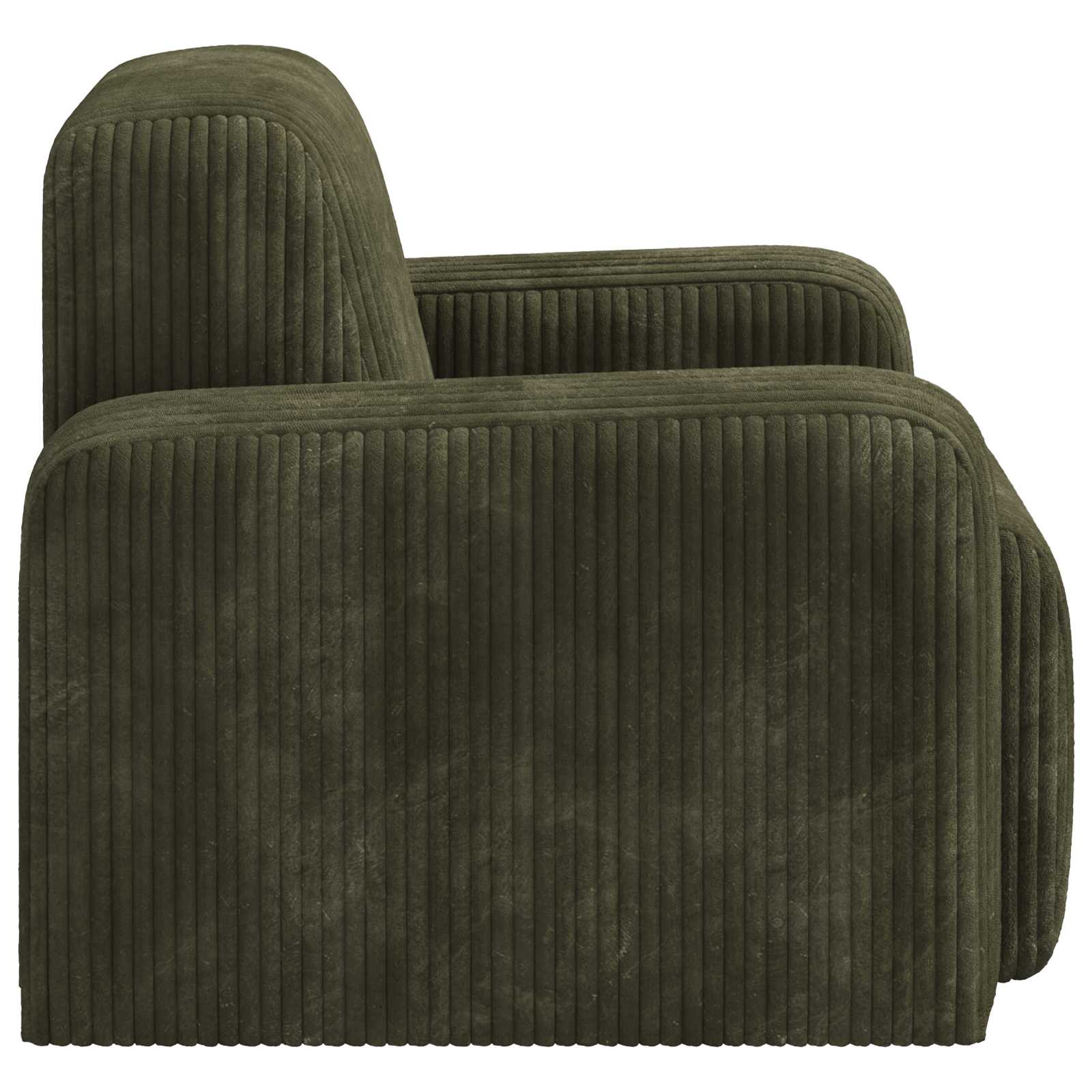 Fauteuil Groen corduroy is nu te koop bij PeponiXL, paradijselijk wonen!