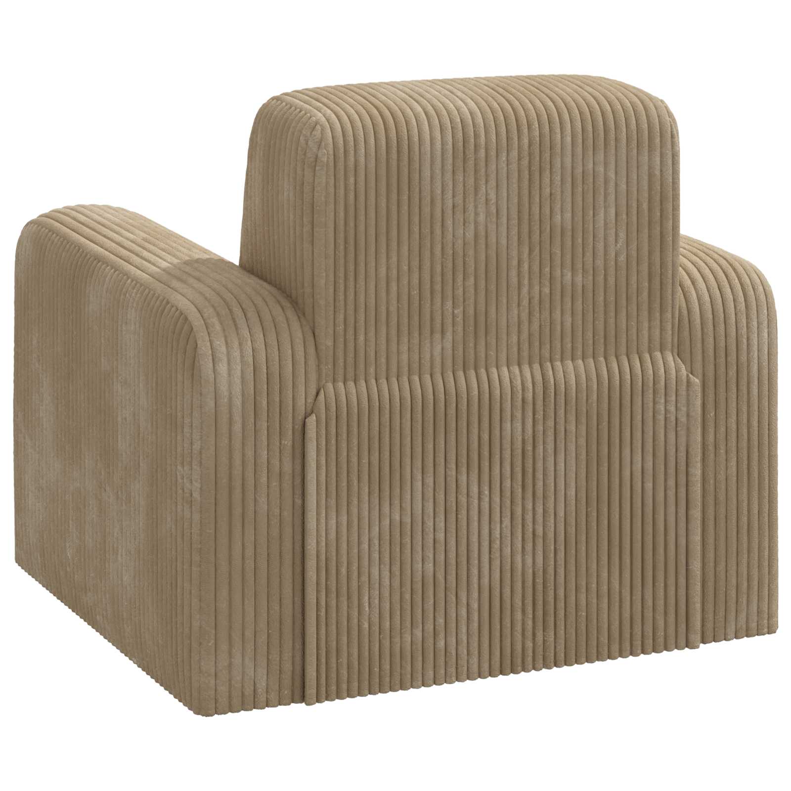 Fauteuil Taupe corduroy is nu te koop bij PeponiXL, paradijselijk wonen!