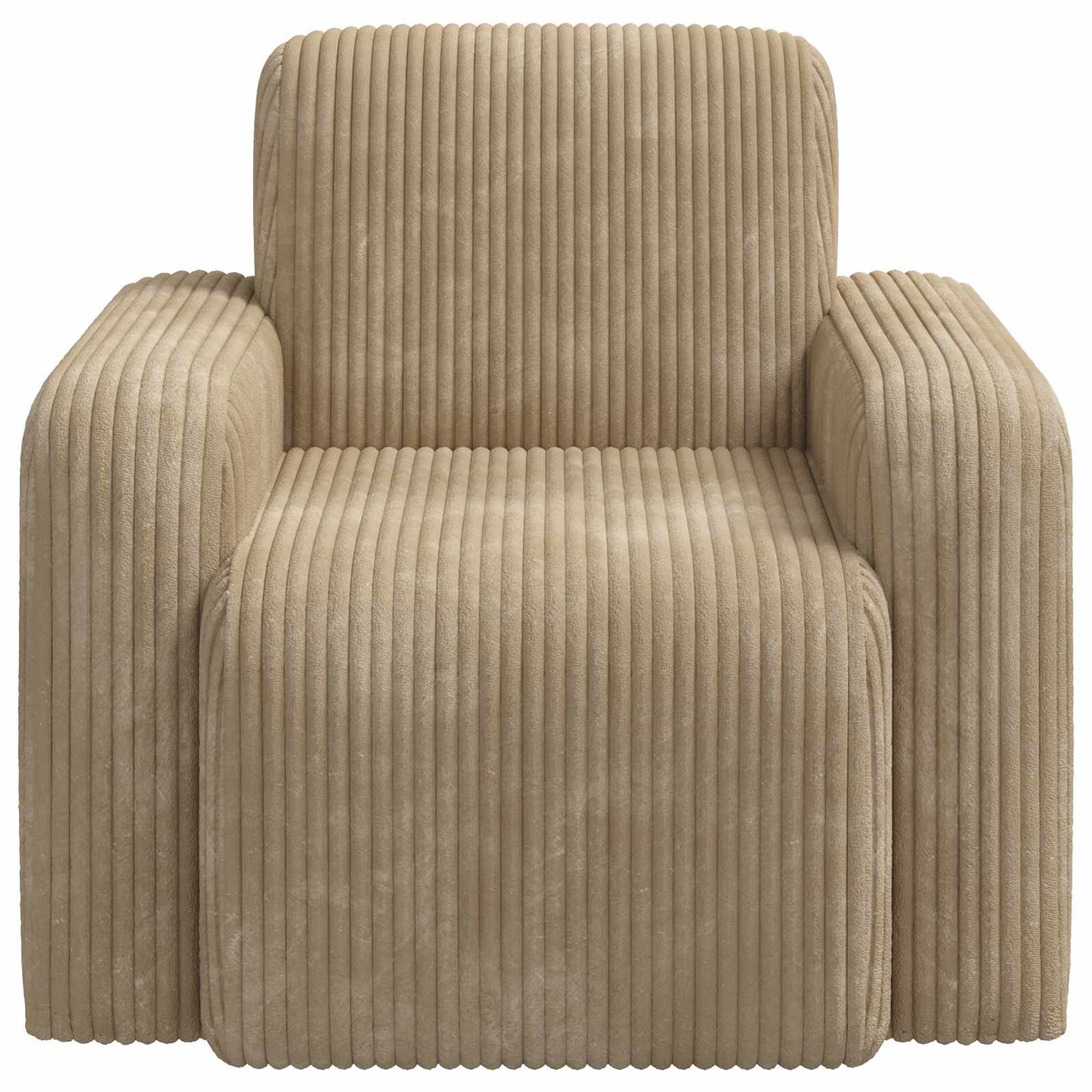 Fauteuil Taupe corduroy is nu te koop bij PeponiXL, paradijselijk wonen!