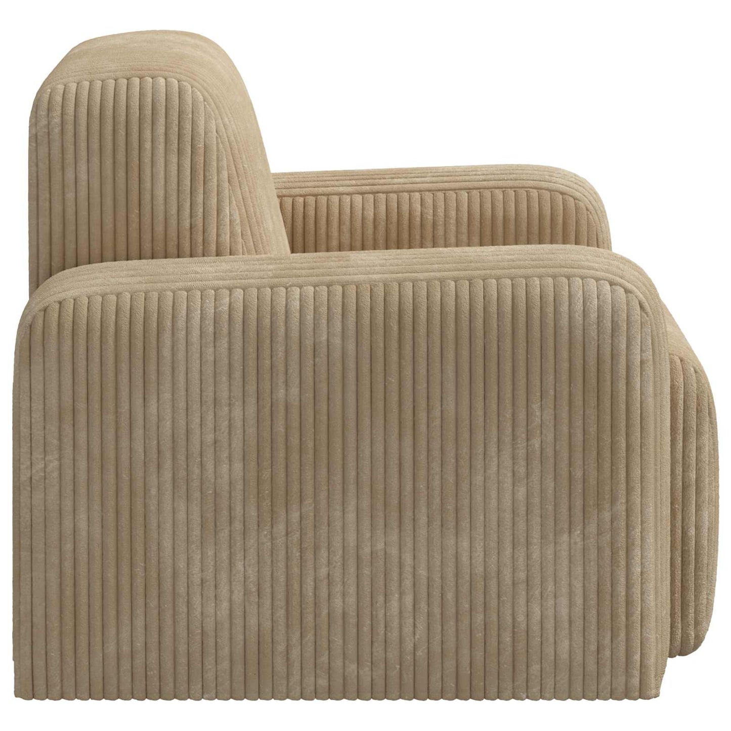 Fauteuil Taupe corduroy is nu te koop bij PeponiXL, paradijselijk wonen!