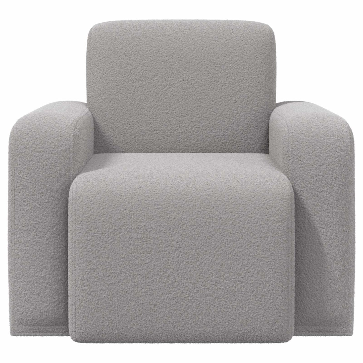 Fauteuil Lichtgrijs Bouclé is nu te koop bij PeponiXL, paradijselijk wonen!