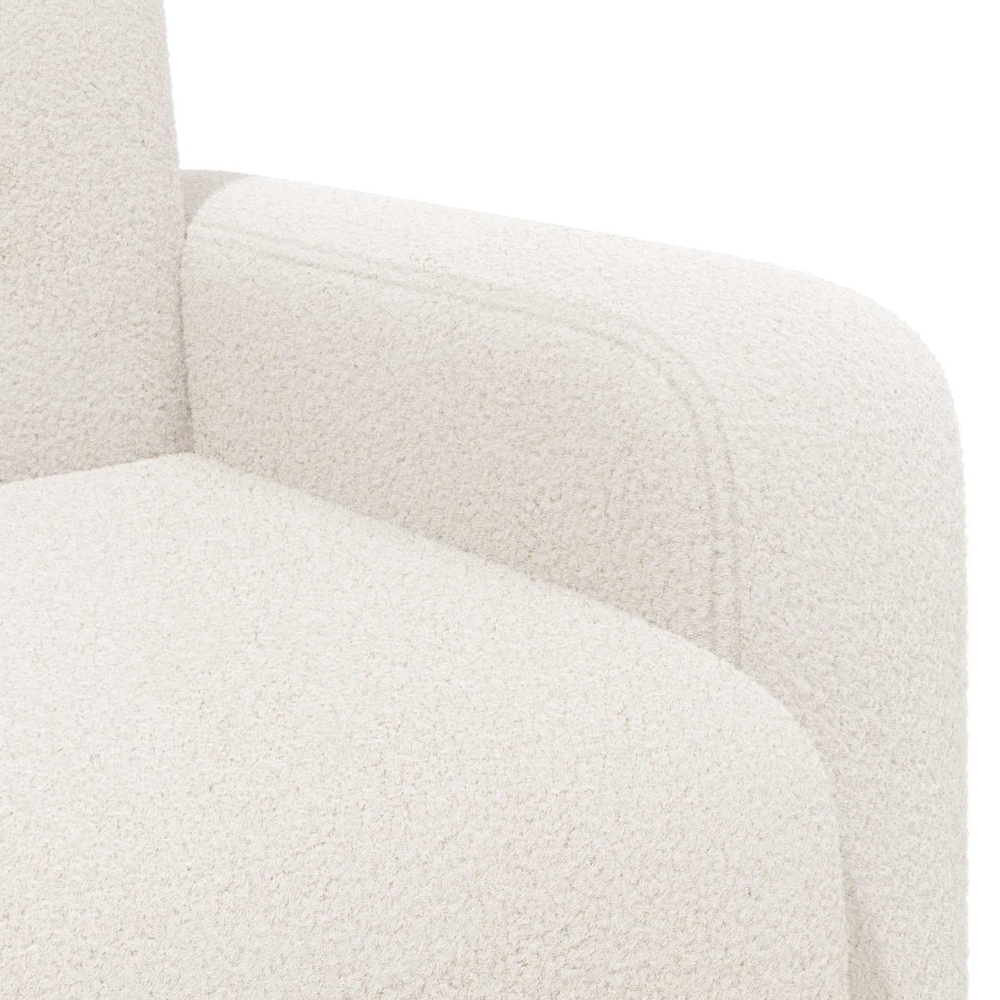 Fauteuil Crèmekleurig Bouclé is nu te koop bij PeponiXL, paradijselijk wonen!