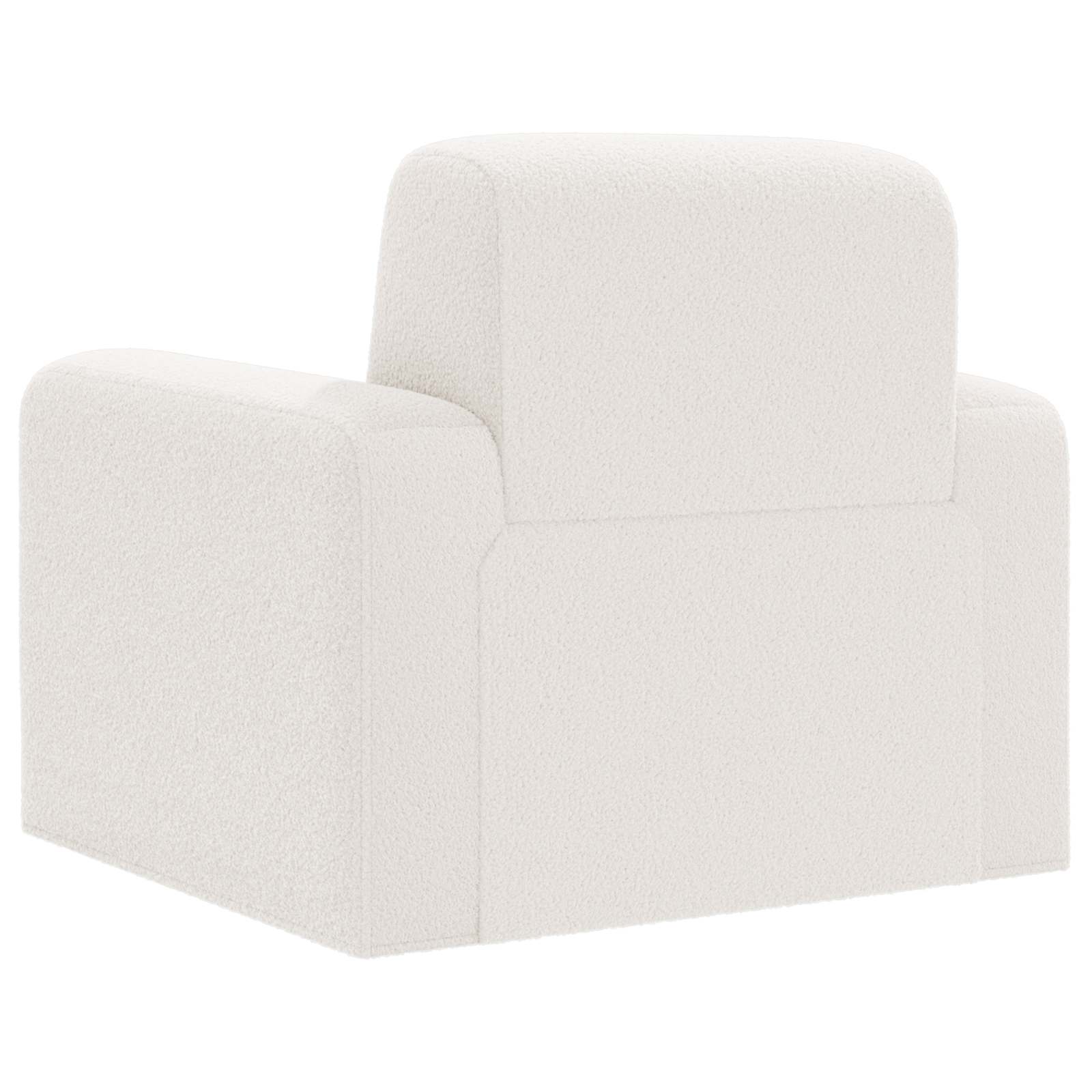 Fauteuil Crèmekleurig Bouclé is nu te koop bij PeponiXL, paradijselijk wonen!