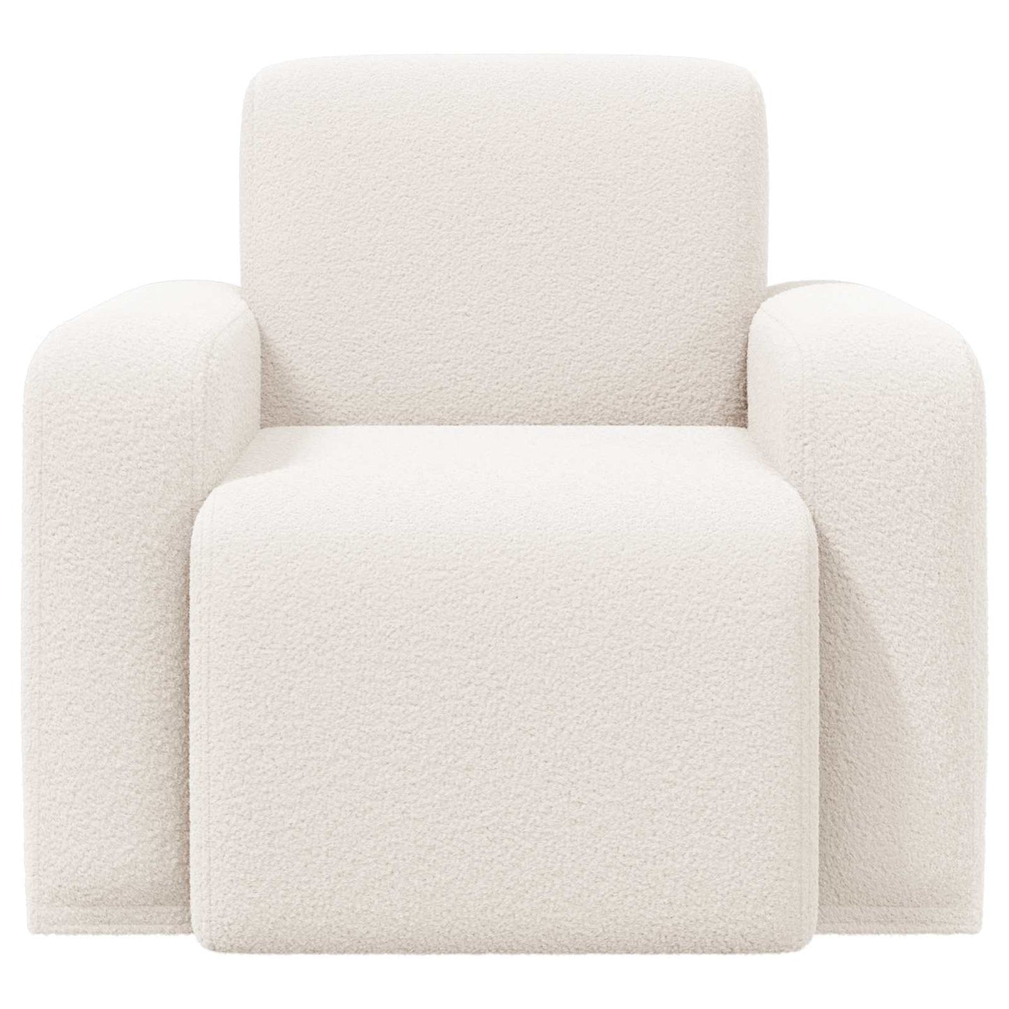 Fauteuil Crèmekleurig Bouclé is nu te koop bij PeponiXL, paradijselijk wonen!