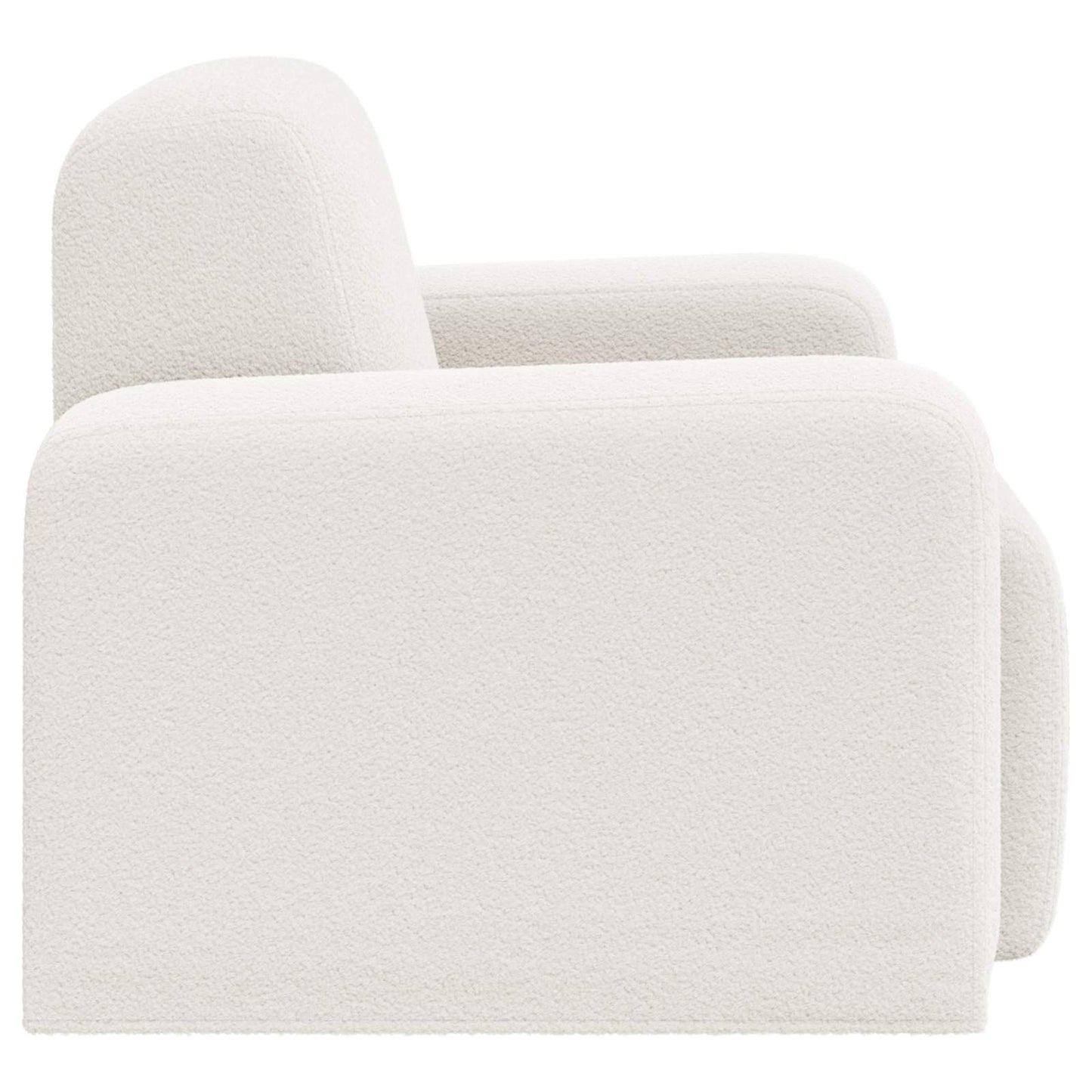 Fauteuil Crèmekleurig Bouclé is nu te koop bij PeponiXL, paradijselijk wonen!