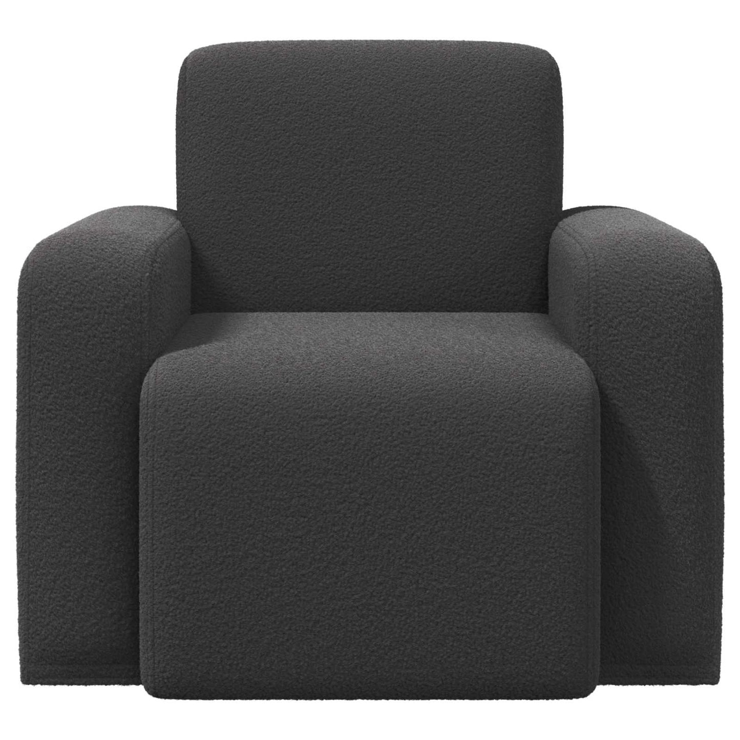 Fauteuil Donkergrijs Bouclé is nu te koop bij PeponiXL, paradijselijk wonen!