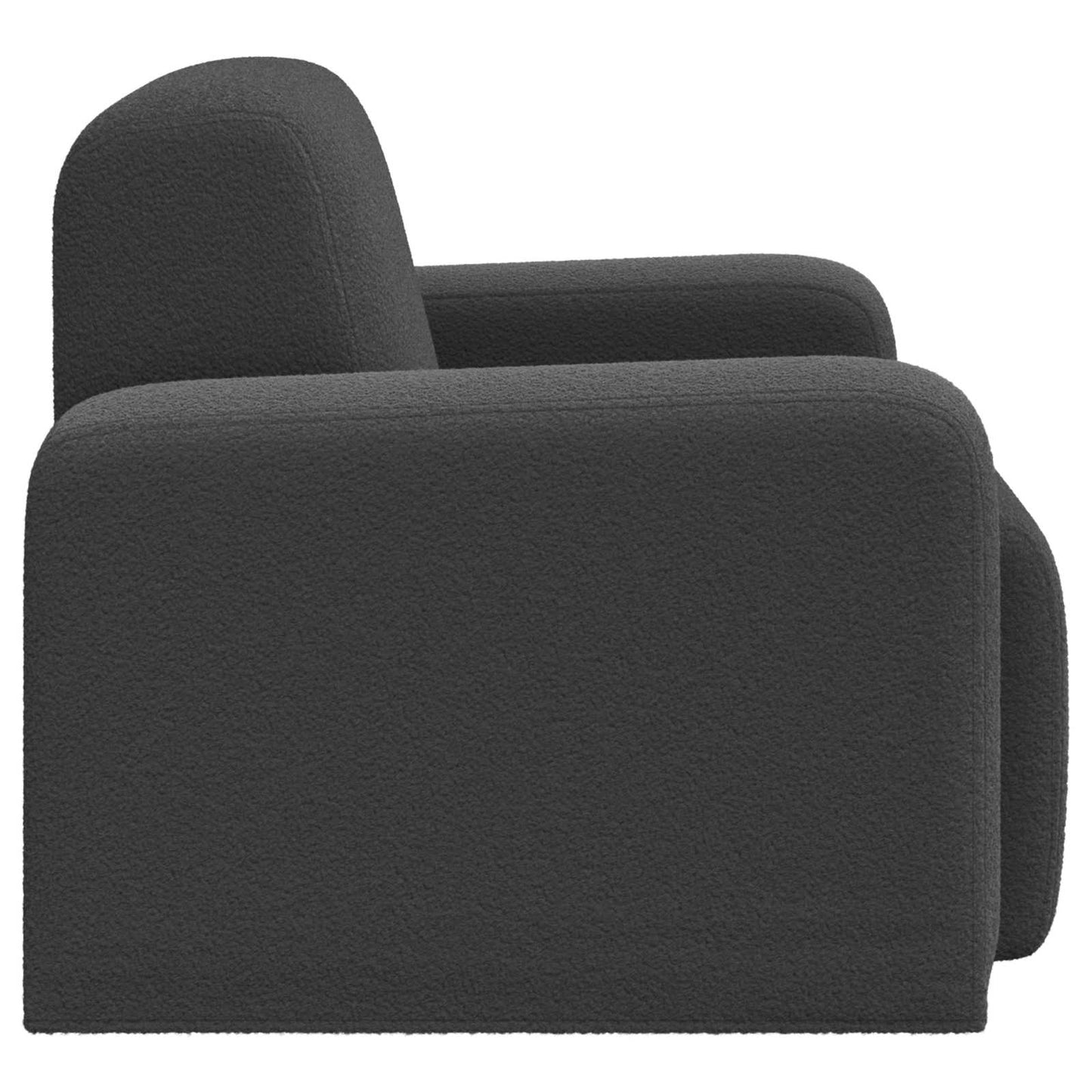 Fauteuil Donkergrijs Bouclé is nu te koop bij PeponiXL, paradijselijk wonen!