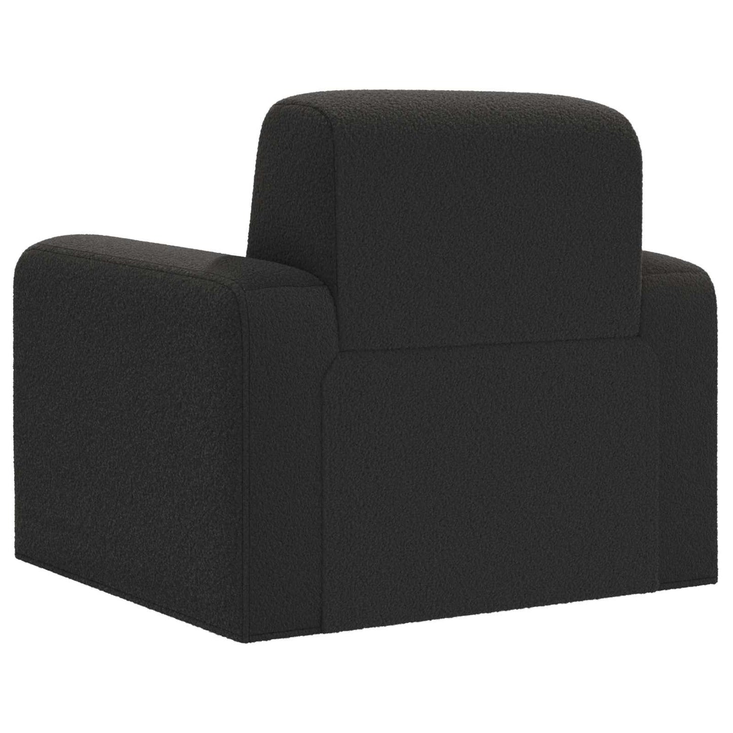 Fauteuil Zwart Bouclé is nu te koop bij PeponiXL, paradijselijk wonen!