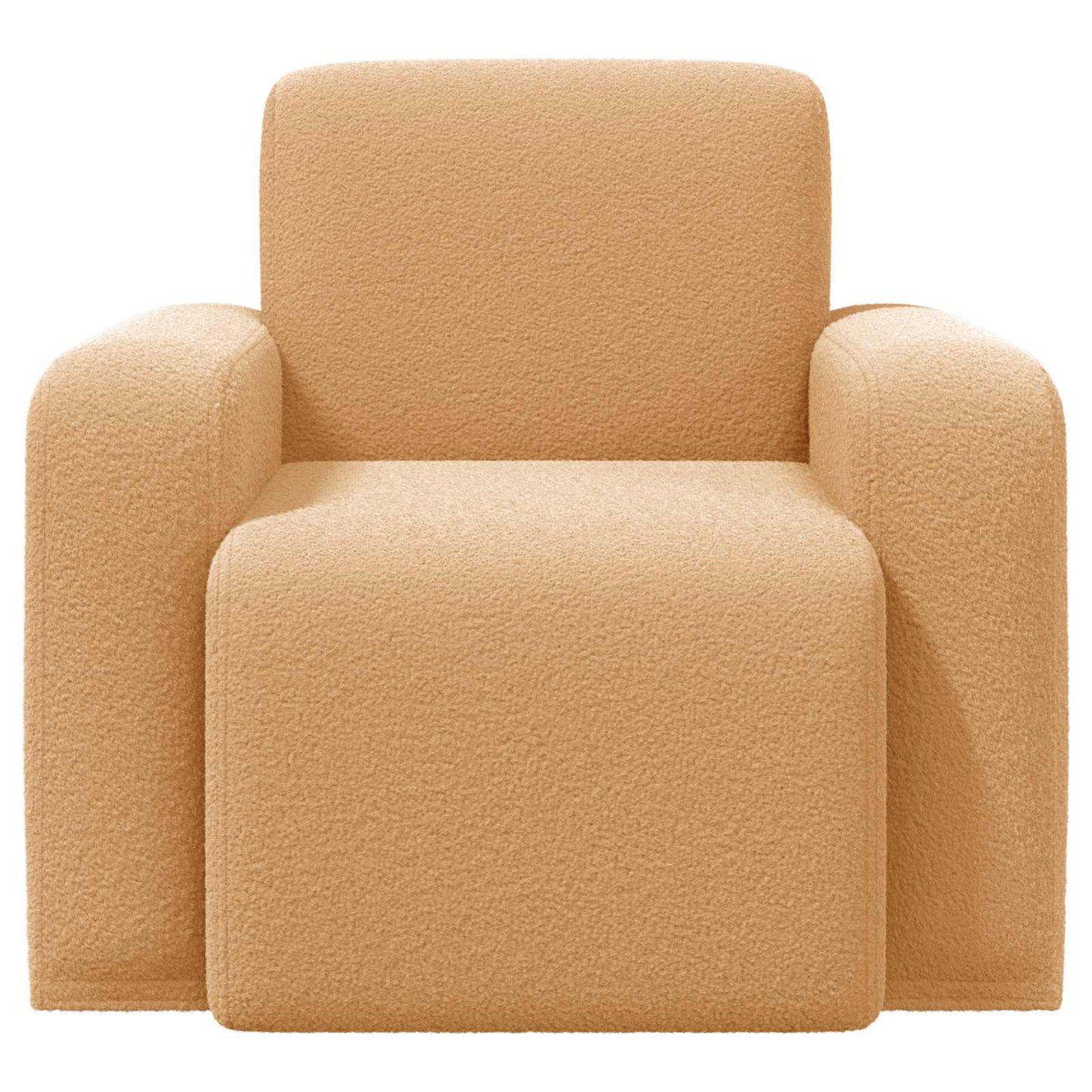 Fauteuil Beige Bouclé is nu te koop bij PeponiXL, paradijselijk wonen!