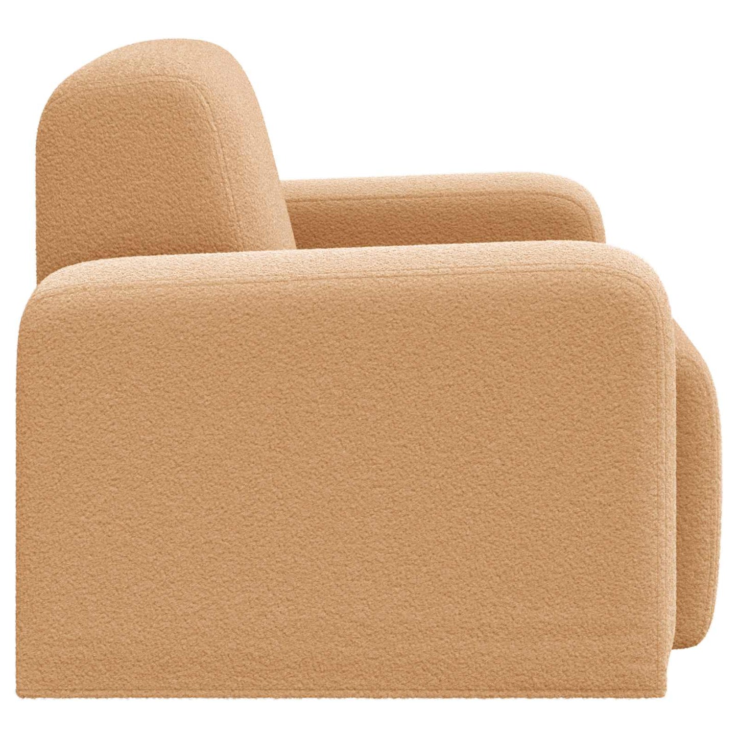 Fauteuil Beige Bouclé is nu te koop bij PeponiXL, paradijselijk wonen!
