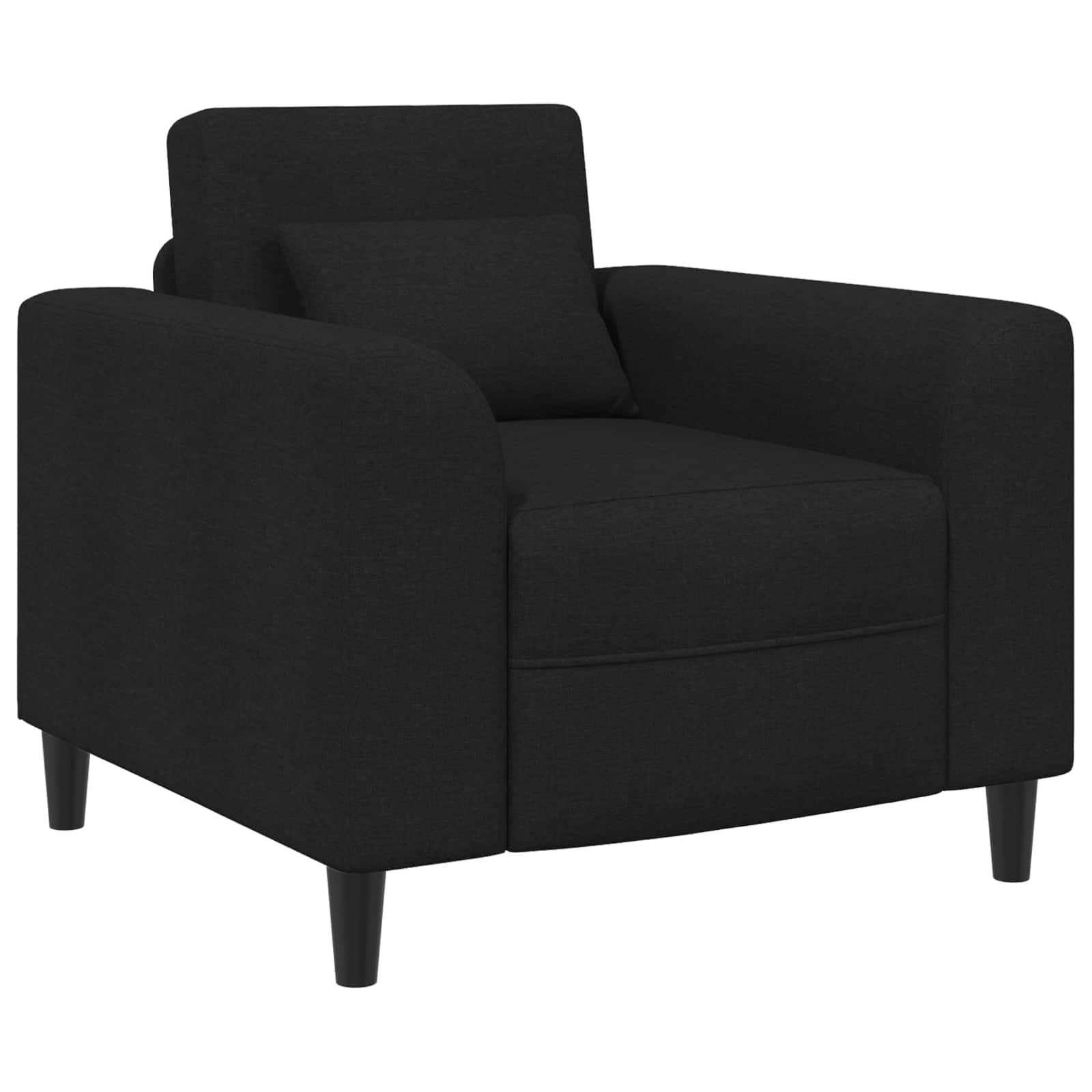 Fauteuil Zwart Stof is nu te koop bij PeponiXL, paradijselijk wonen!