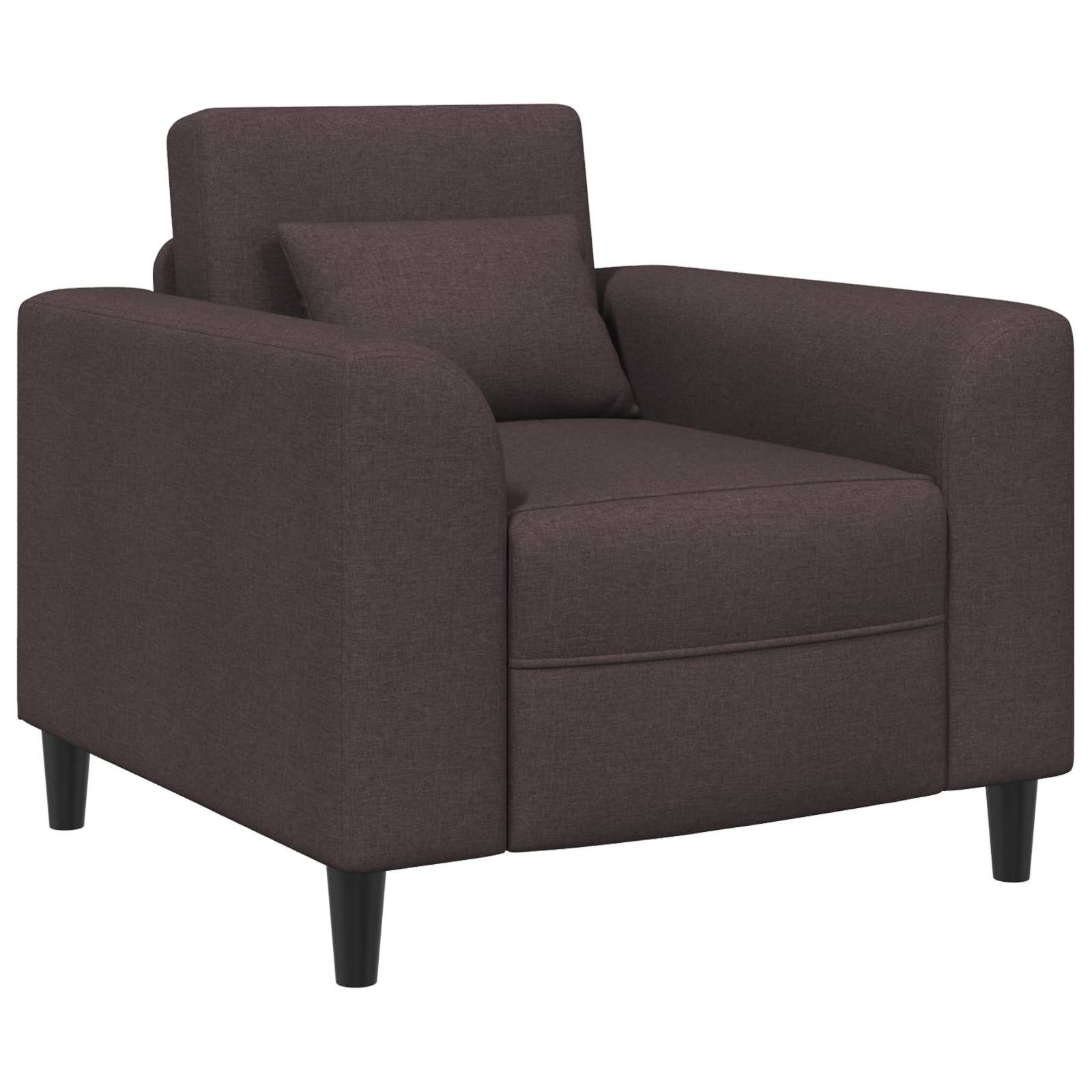 Fauteuil Donkerbruin Stof is nu te koop bij PeponiXL, paradijselijk wonen!