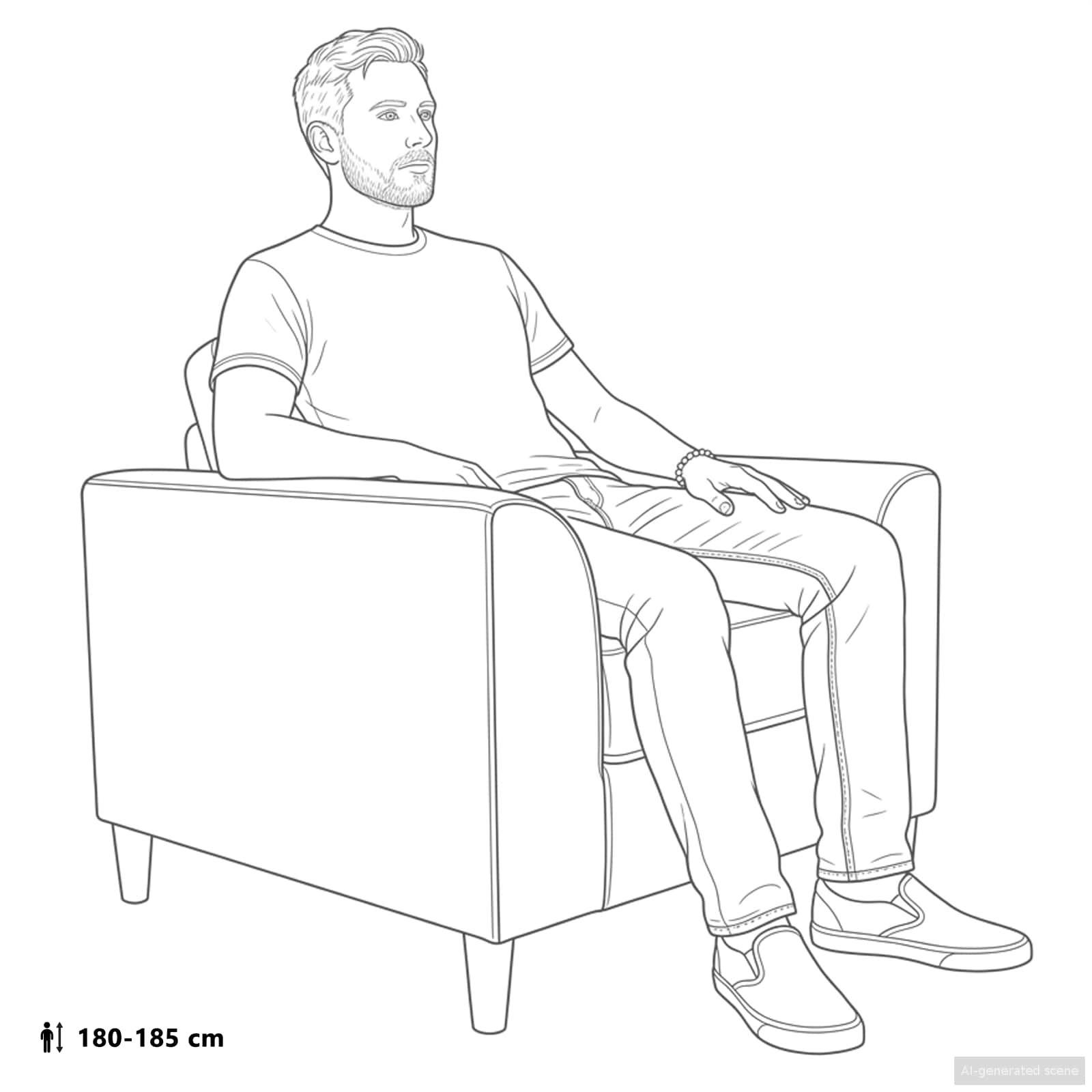 Fauteuil Donkergroen Stof is nu te koop bij PeponiXL, paradijselijk wonen!
