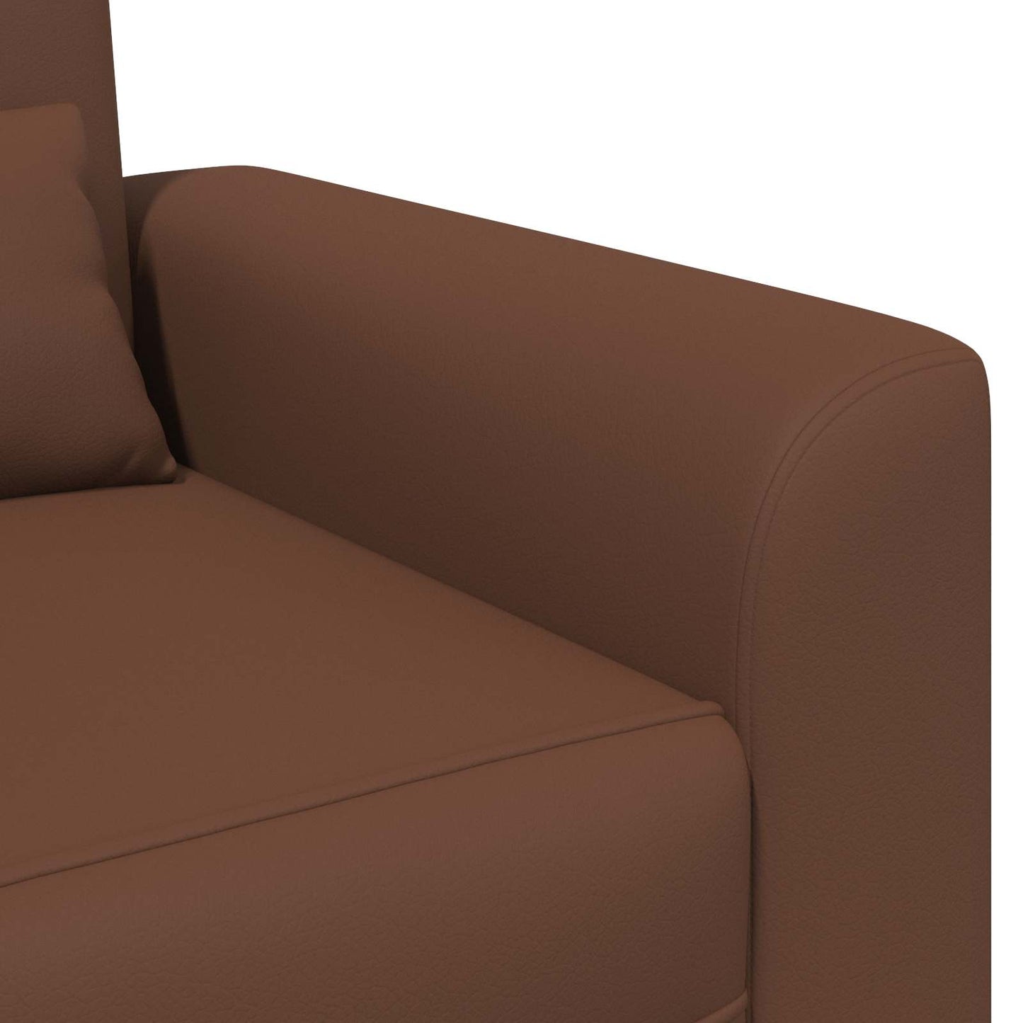 Fauteuil Bruin Kunstleer is nu te koop bij PeponiXL, paradijselijk wonen!