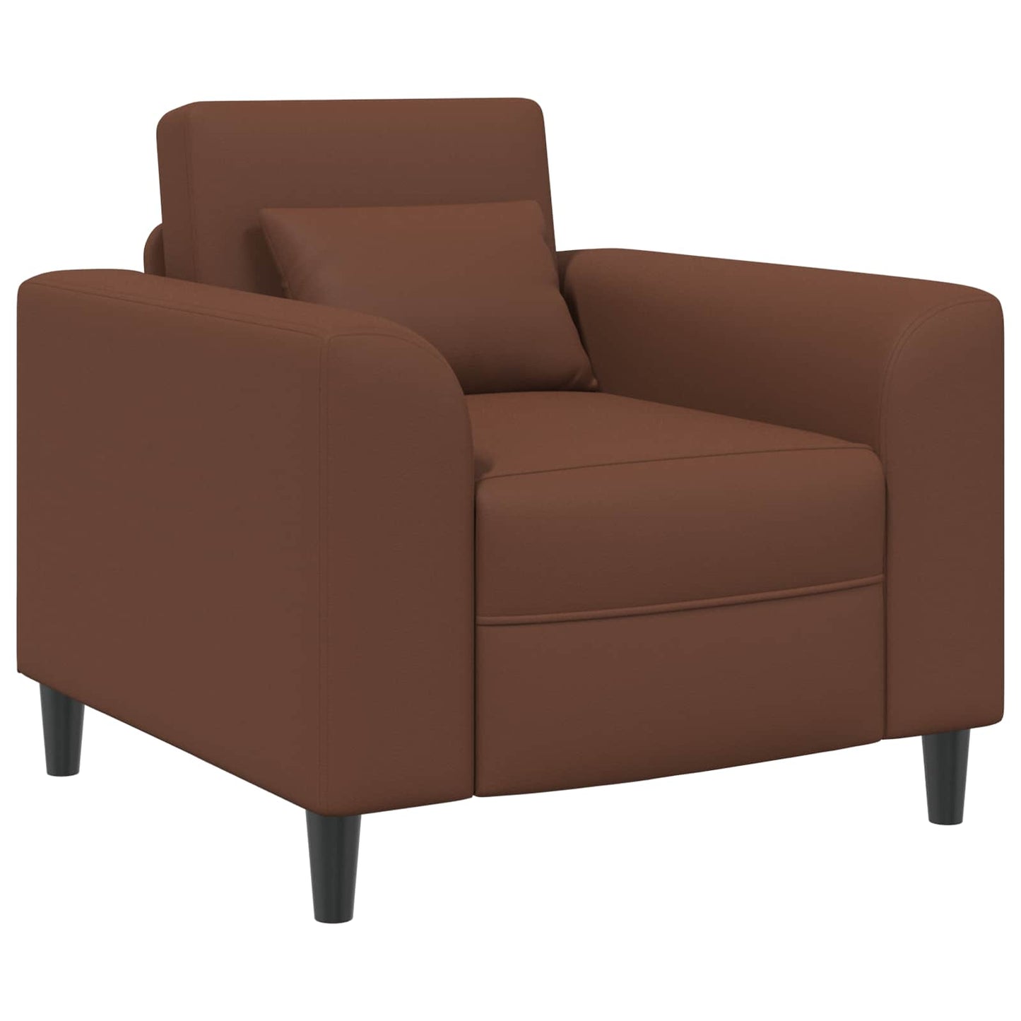 Fauteuil Bruin Kunstleer is nu te koop bij PeponiXL, paradijselijk wonen!