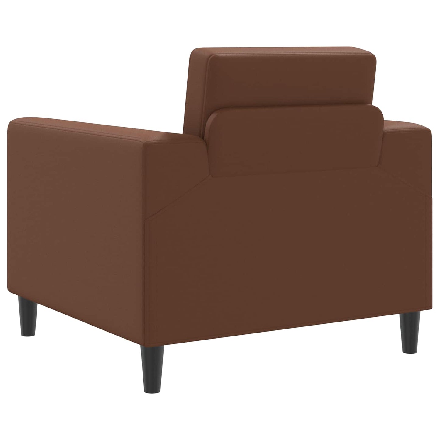 Fauteuil Bruin Kunstleer is nu te koop bij PeponiXL, paradijselijk wonen!