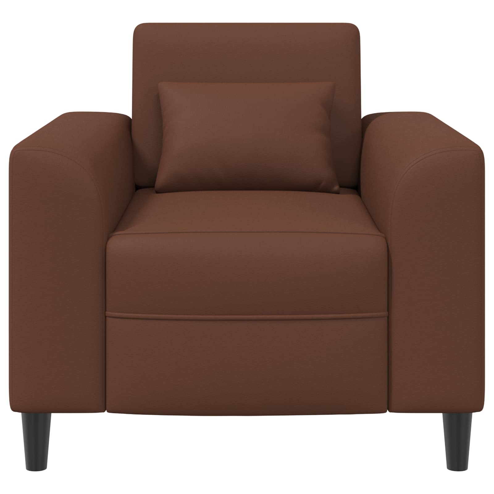 Fauteuil Bruin Kunstleer is nu te koop bij PeponiXL, paradijselijk wonen!