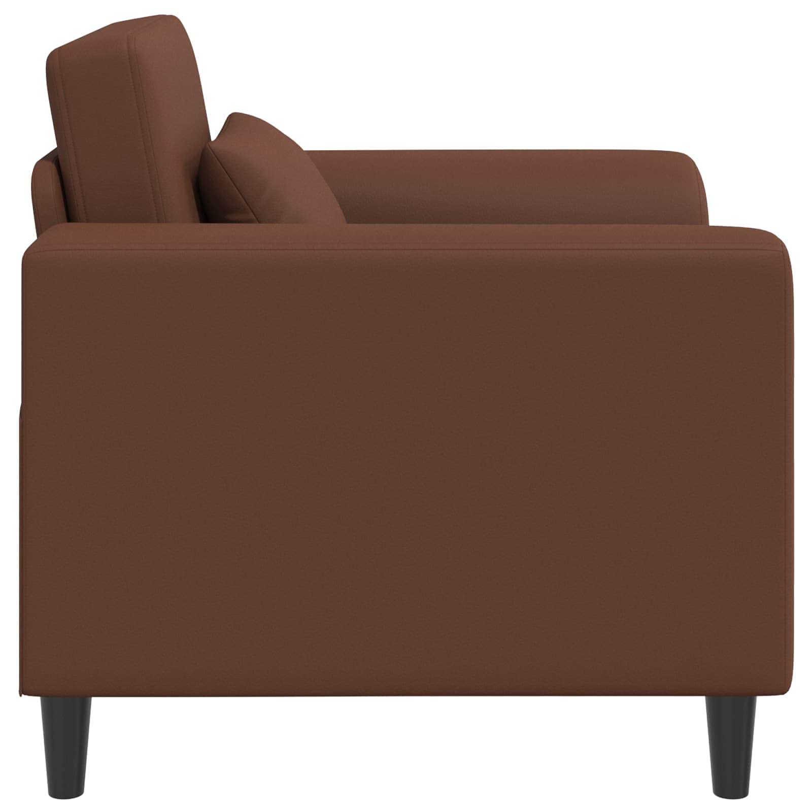Fauteuil Bruin Kunstleer is nu te koop bij PeponiXL, paradijselijk wonen!