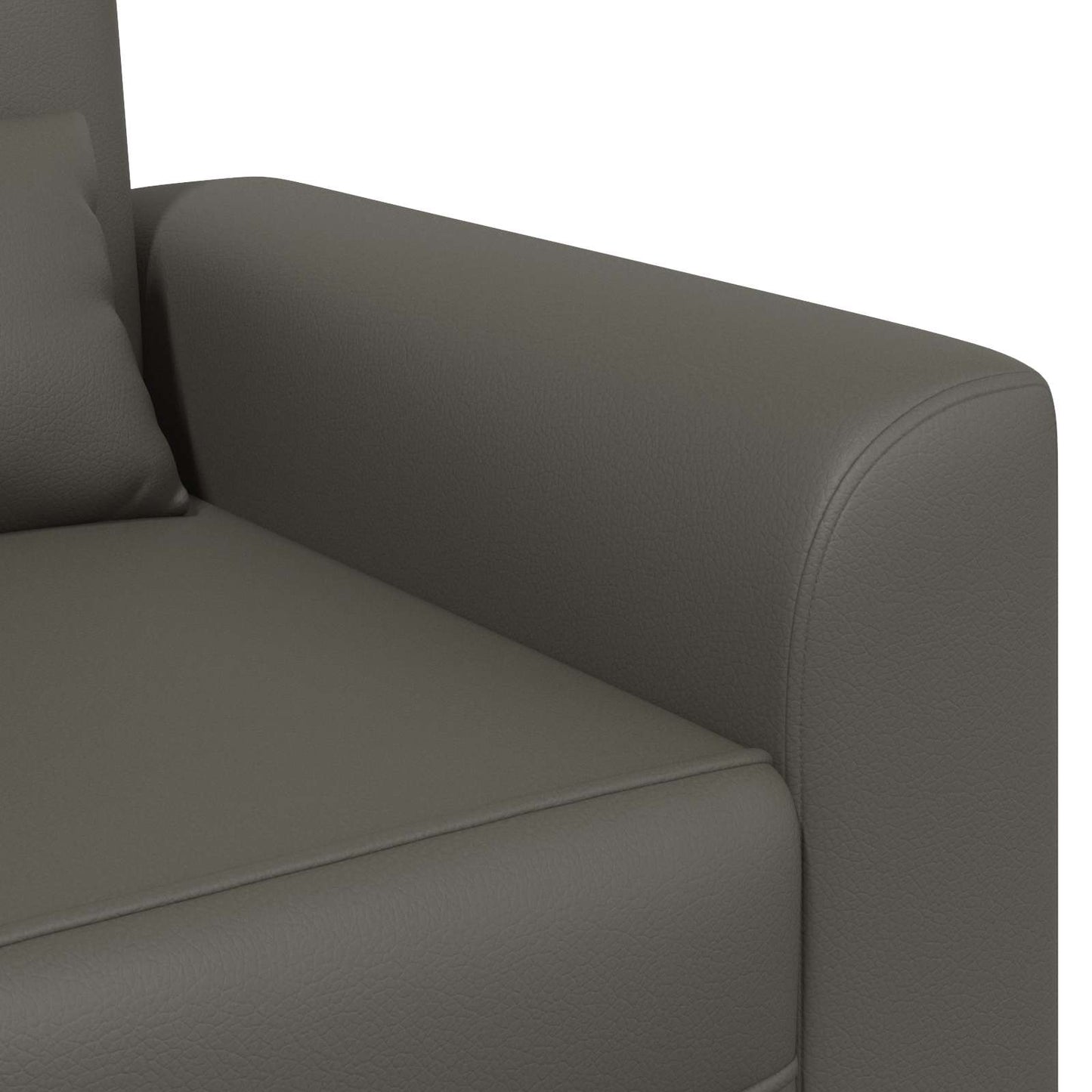 Fauteuil Grijs Kunstleer is nu te koop bij PeponiXL, paradijselijk wonen!