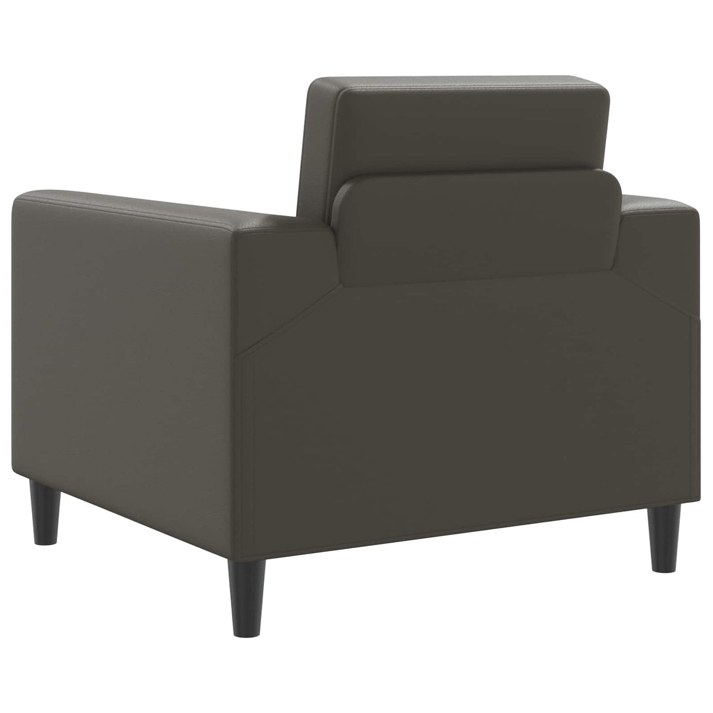 Fauteuil Grijs Kunstleer is nu te koop bij PeponiXL, paradijselijk wonen!