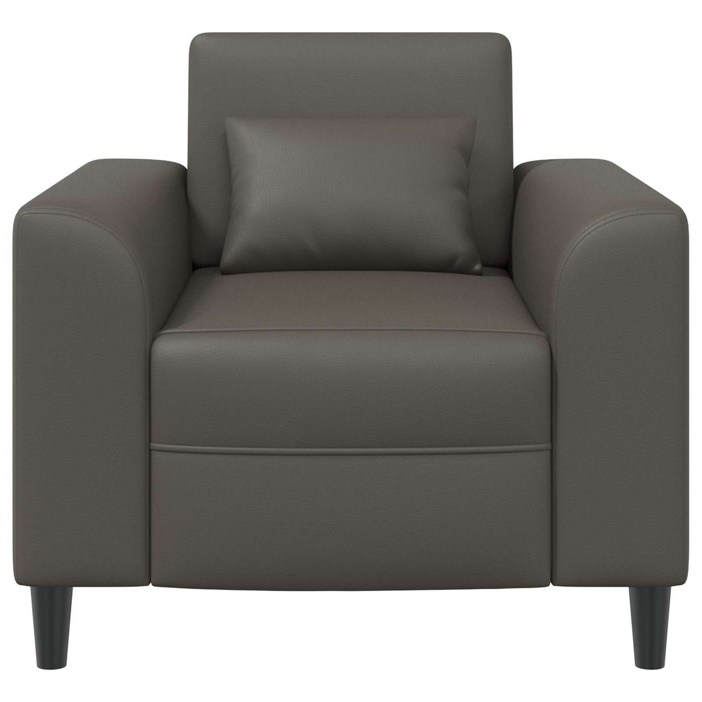 Fauteuil Grijs Kunstleer is nu te koop bij PeponiXL, paradijselijk wonen!