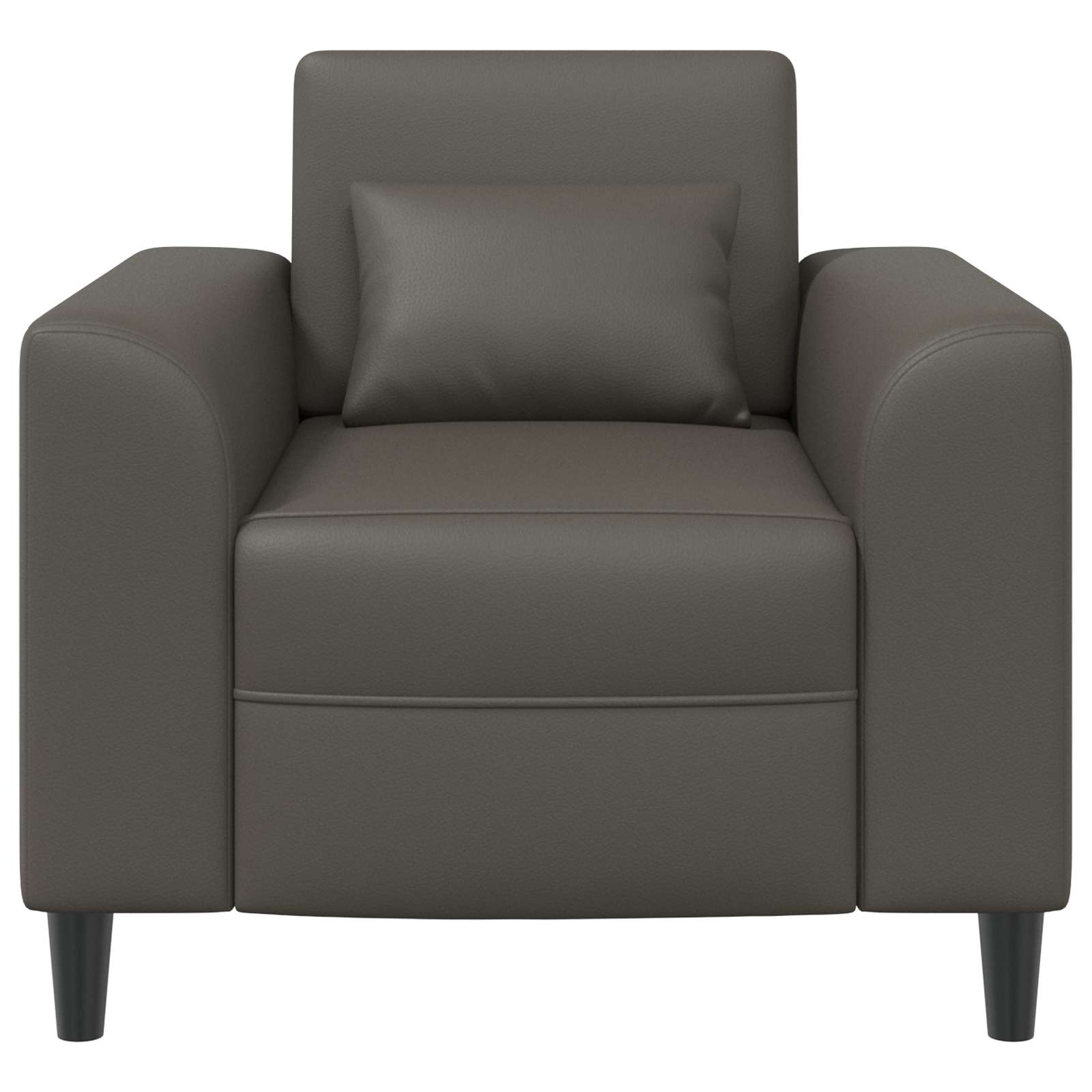 Fauteuil Grijs Kunstleer is nu te koop bij PeponiXL, paradijselijk wonen!