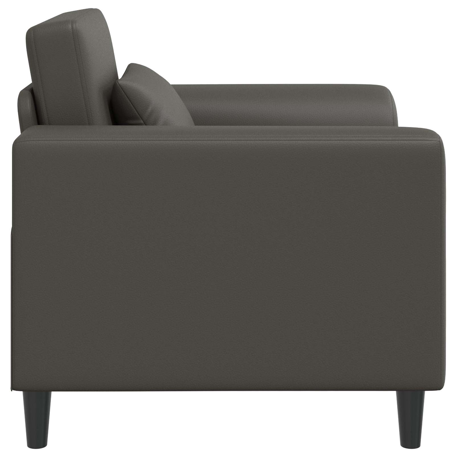 Fauteuil Grijs Kunstleer is nu te koop bij PeponiXL, paradijselijk wonen!