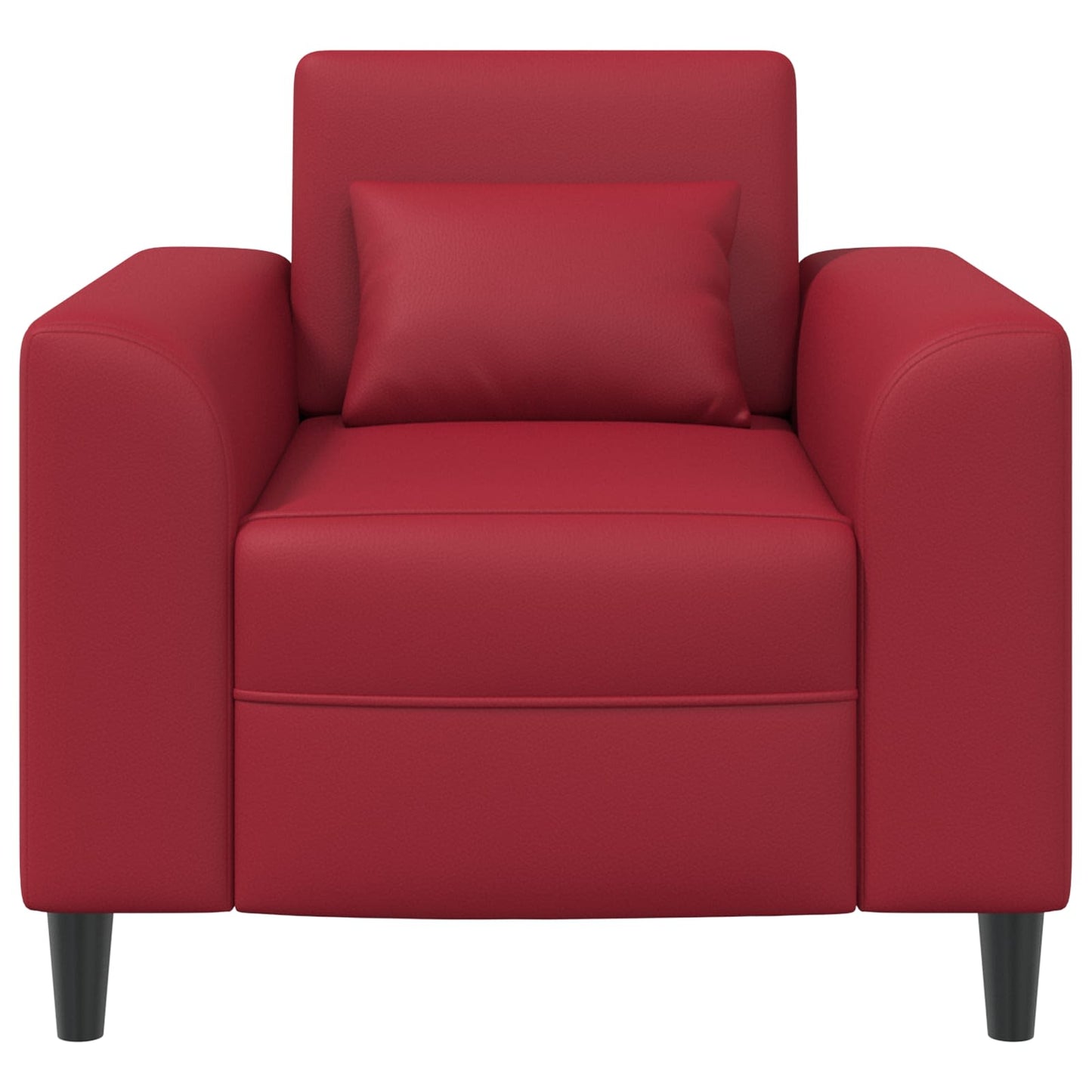 Fauteuil Wijnrood Kunstleer is nu te koop bij PeponiXL, paradijselijk wonen!